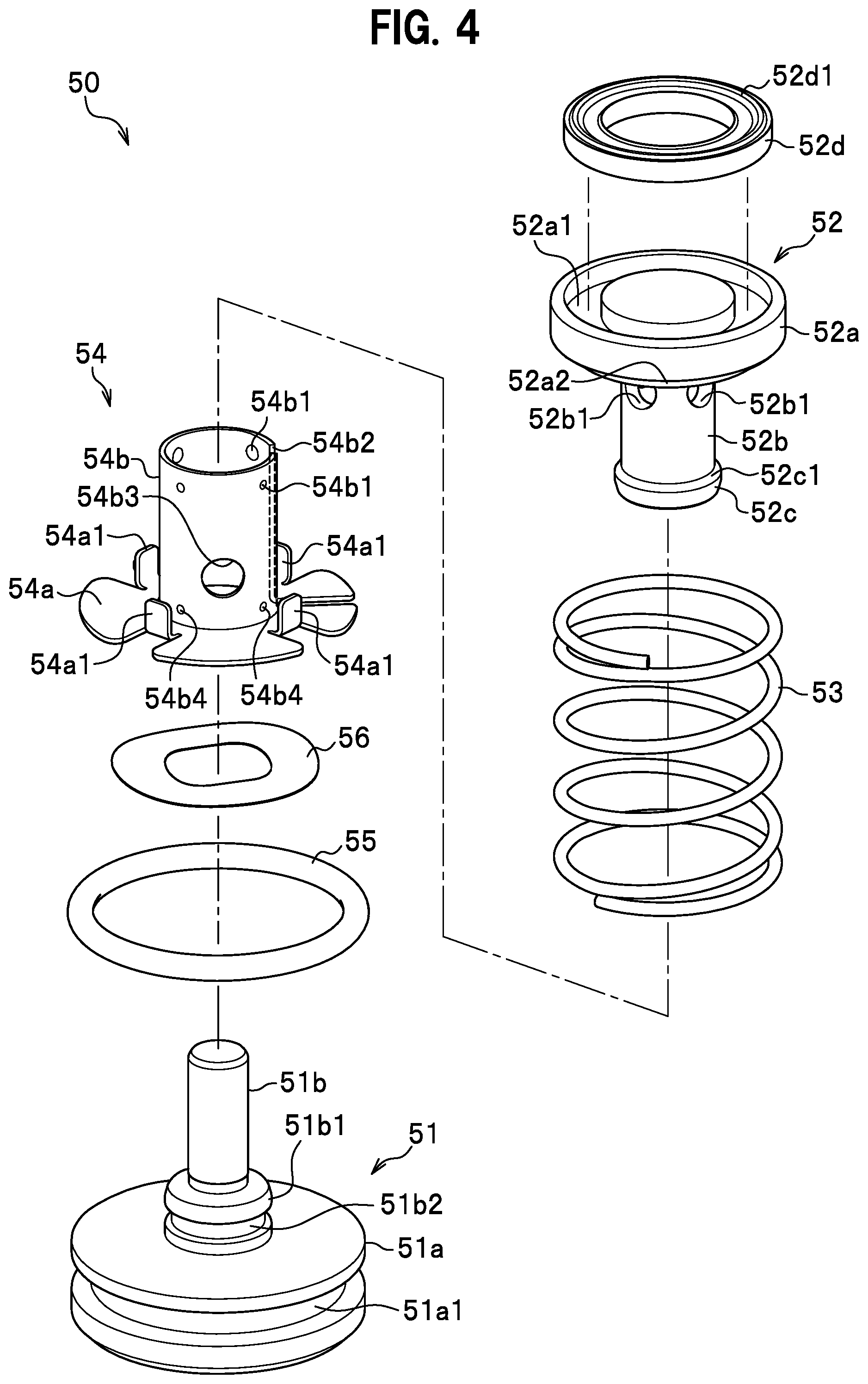 Patent US12472919 Figure 4 – Check valve and brake system