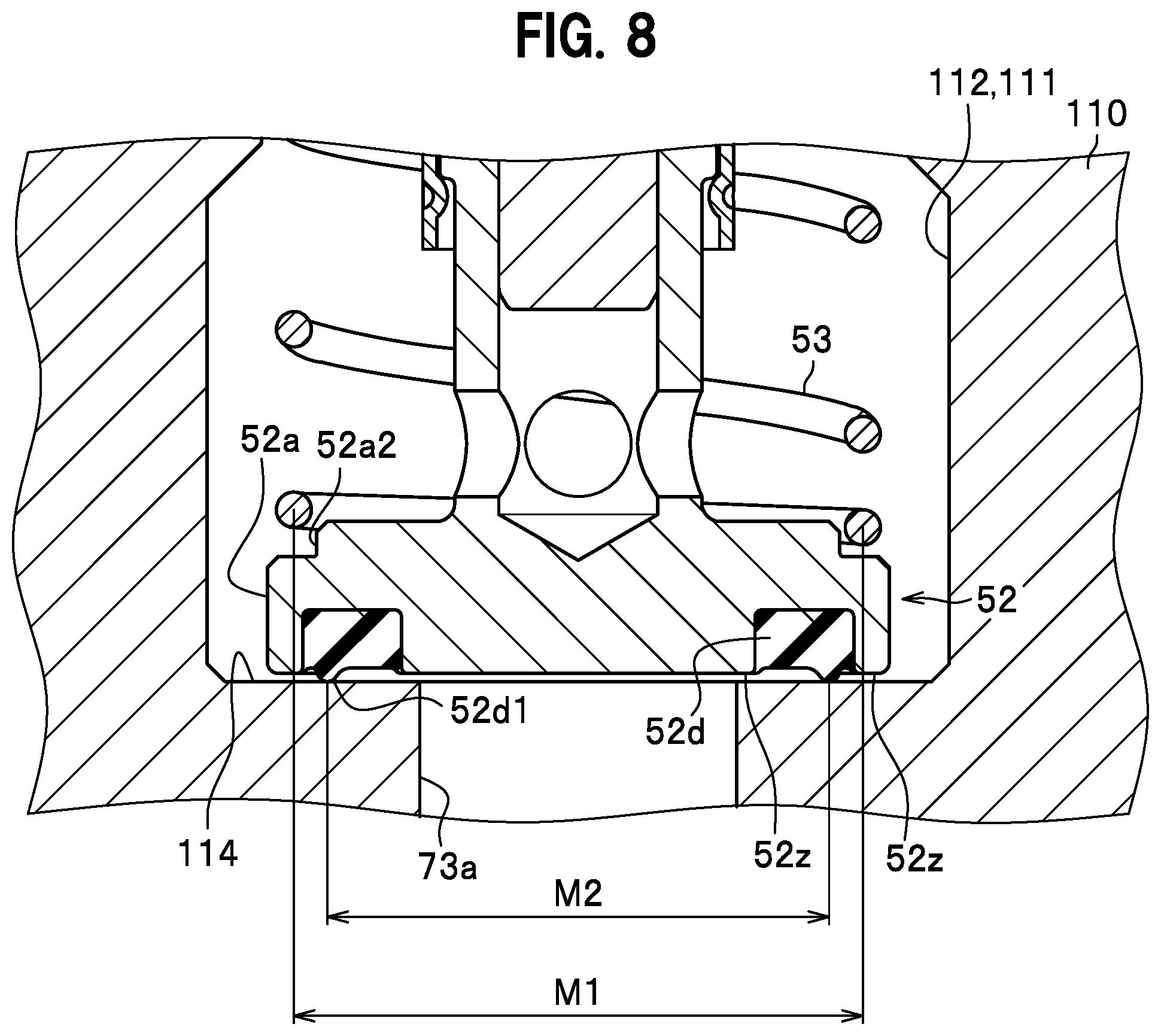 Patent US12472919 Figure 7 – Check valve and brake system