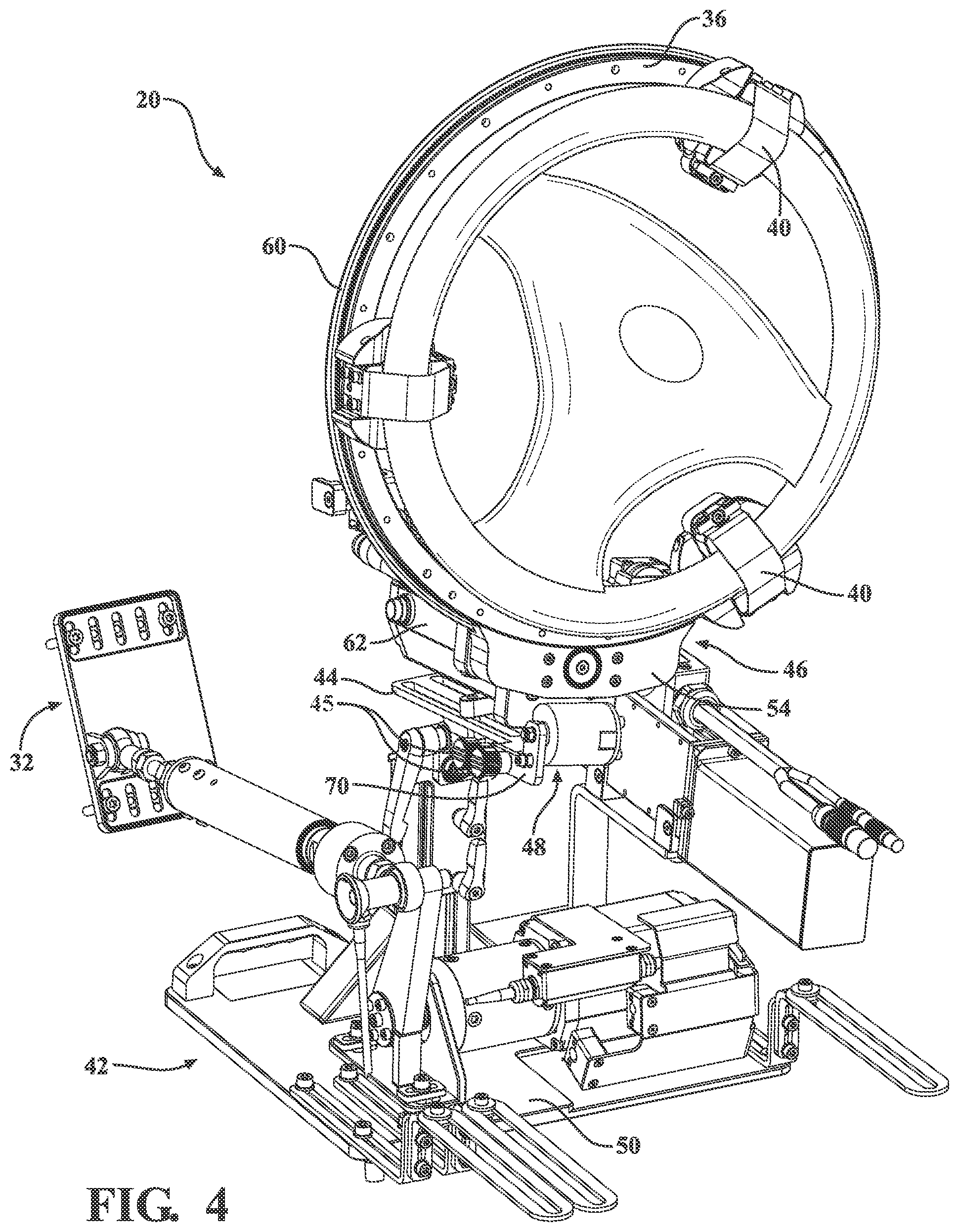 Patent US12472920 Figure 4 – System and method for force compensation in a robotic driving system