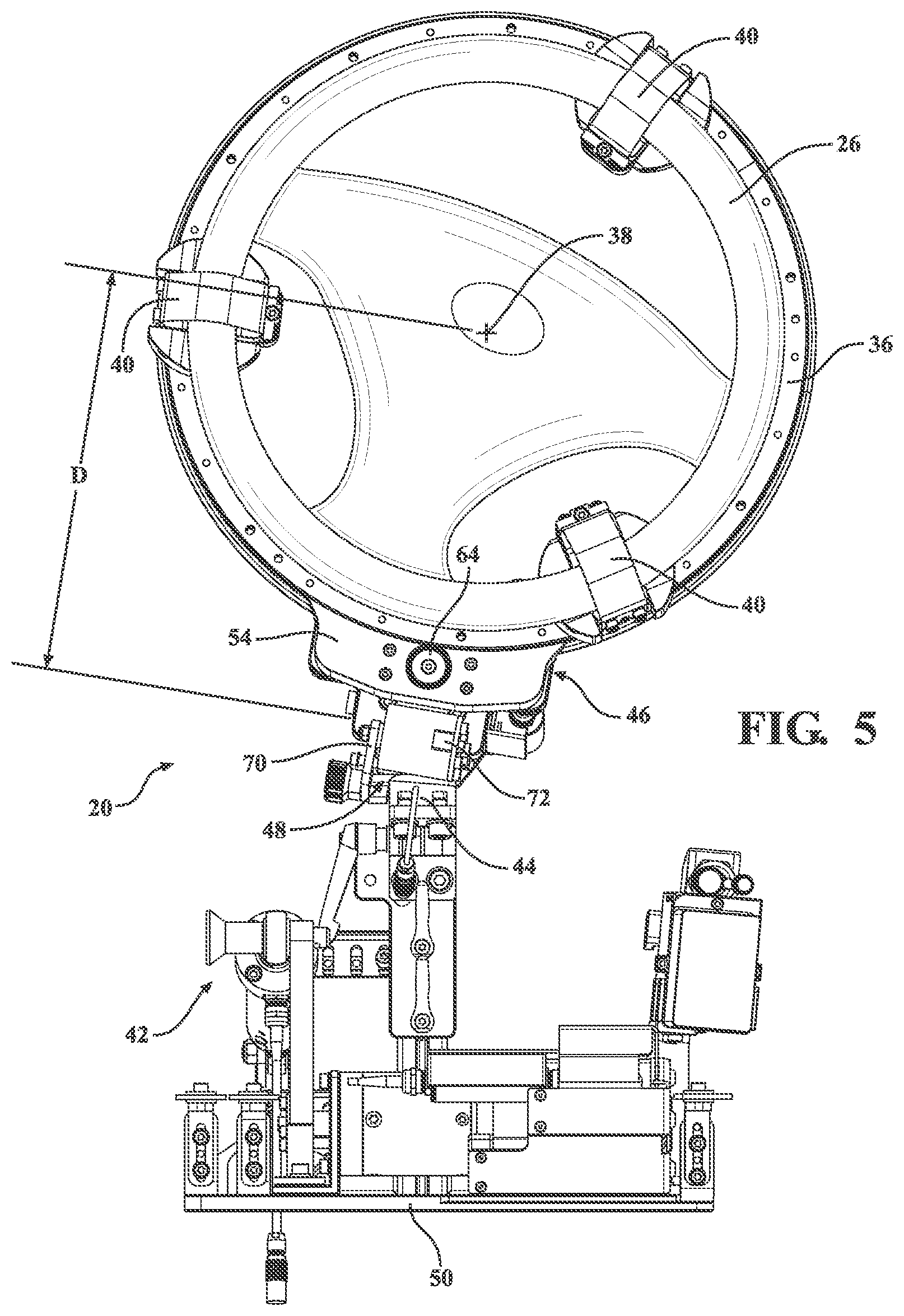 Patent US12472920 Figure 5 – System and method for force compensation in a robotic driving system