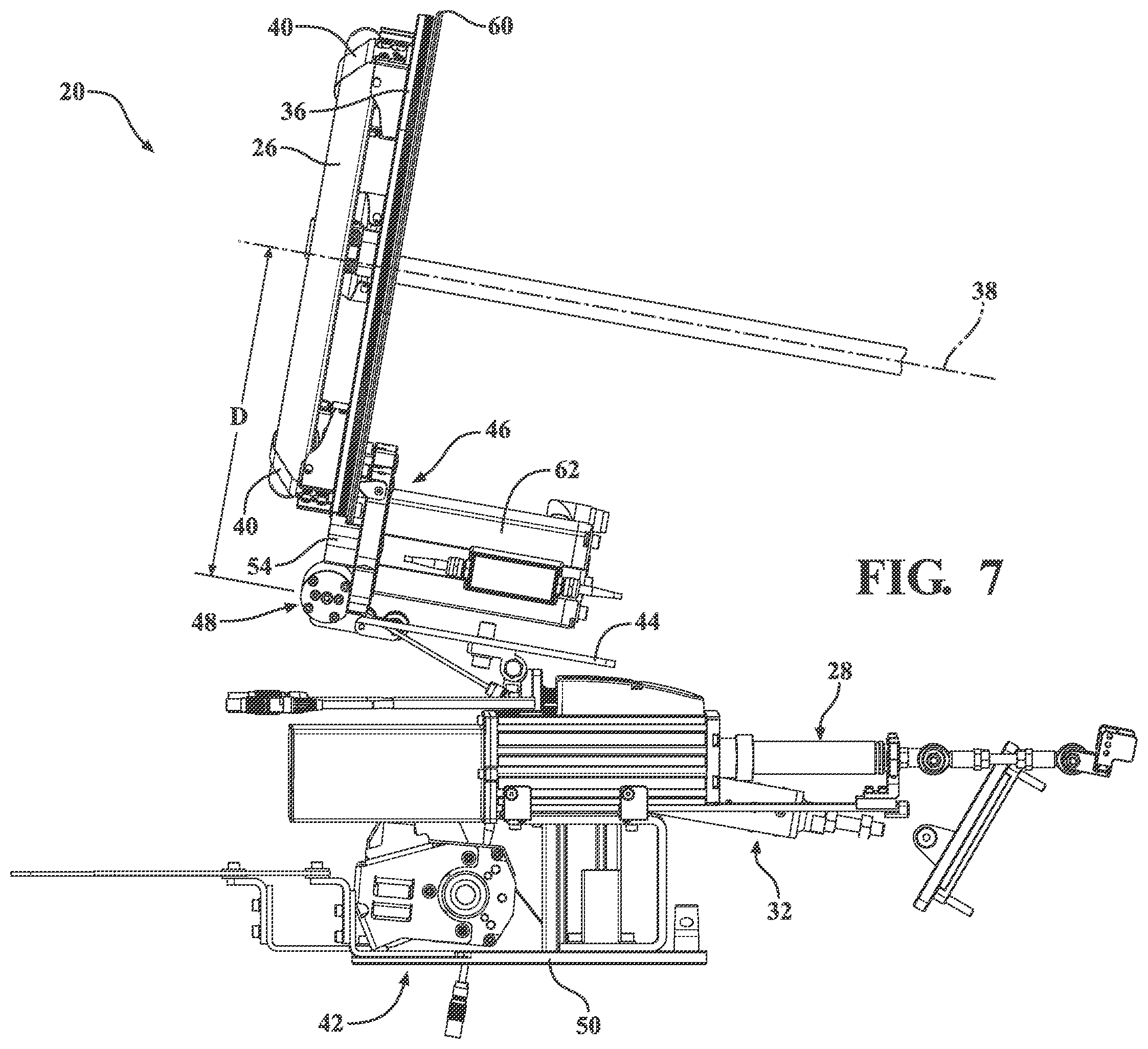 Patent US12472920 Figure 7 – System and method for force compensation in a robotic driving system