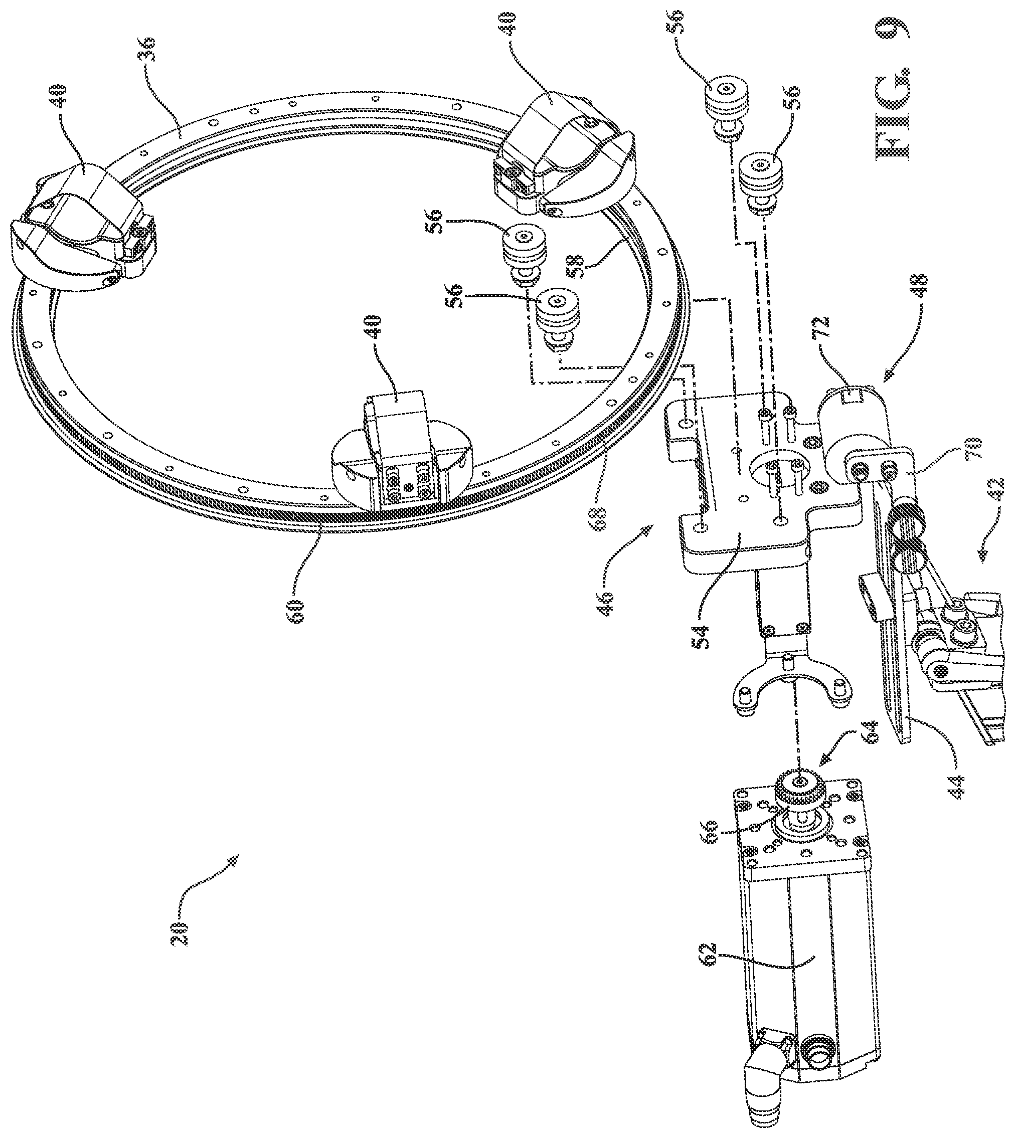 Patent US12472920 Figure 9 – System and method for force compensation in a robotic driving system