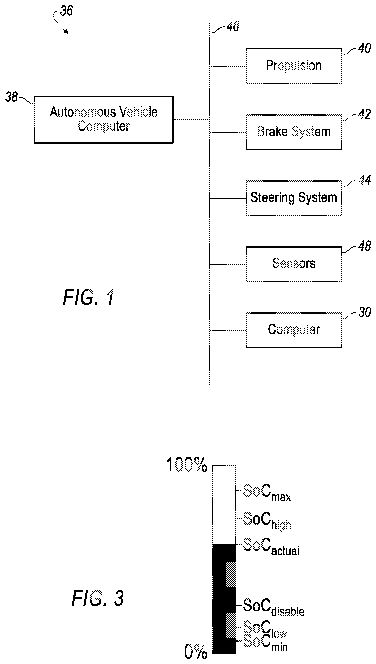 Patent US12472925 — Traction-battery control in hybrid powertrain — Figure 1