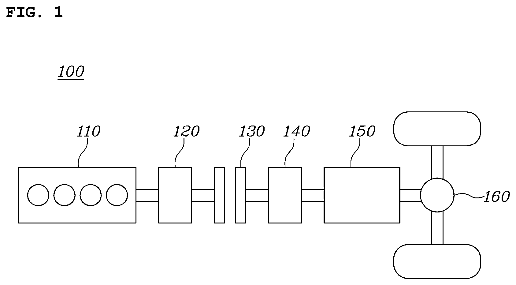 Patent US12472926 Figure 1 – Hybrid electric vehicle and driving control method for same