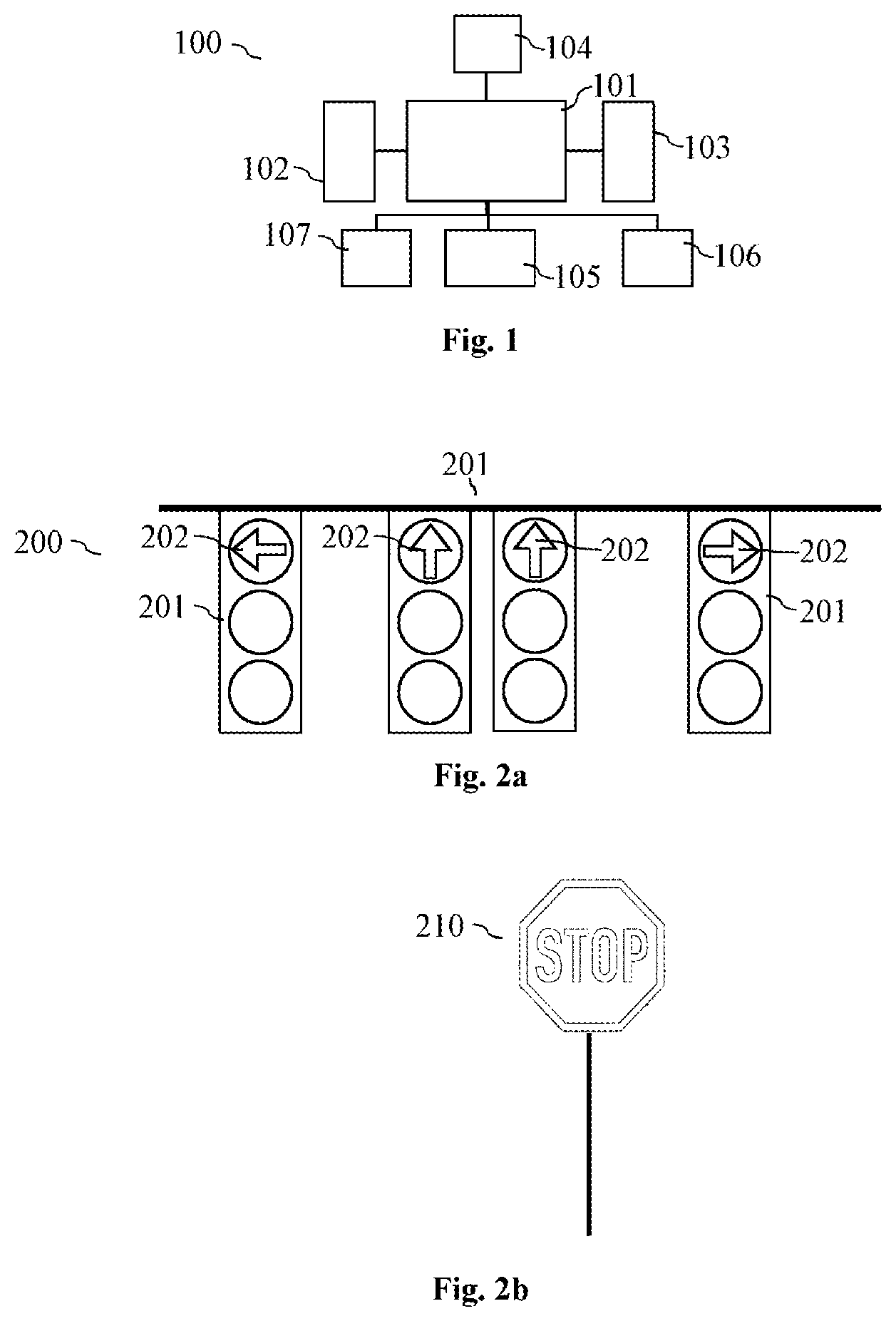 Patent US12472945 Figure 1 – Vehicle control system and method for operating a driving function at a traffic node