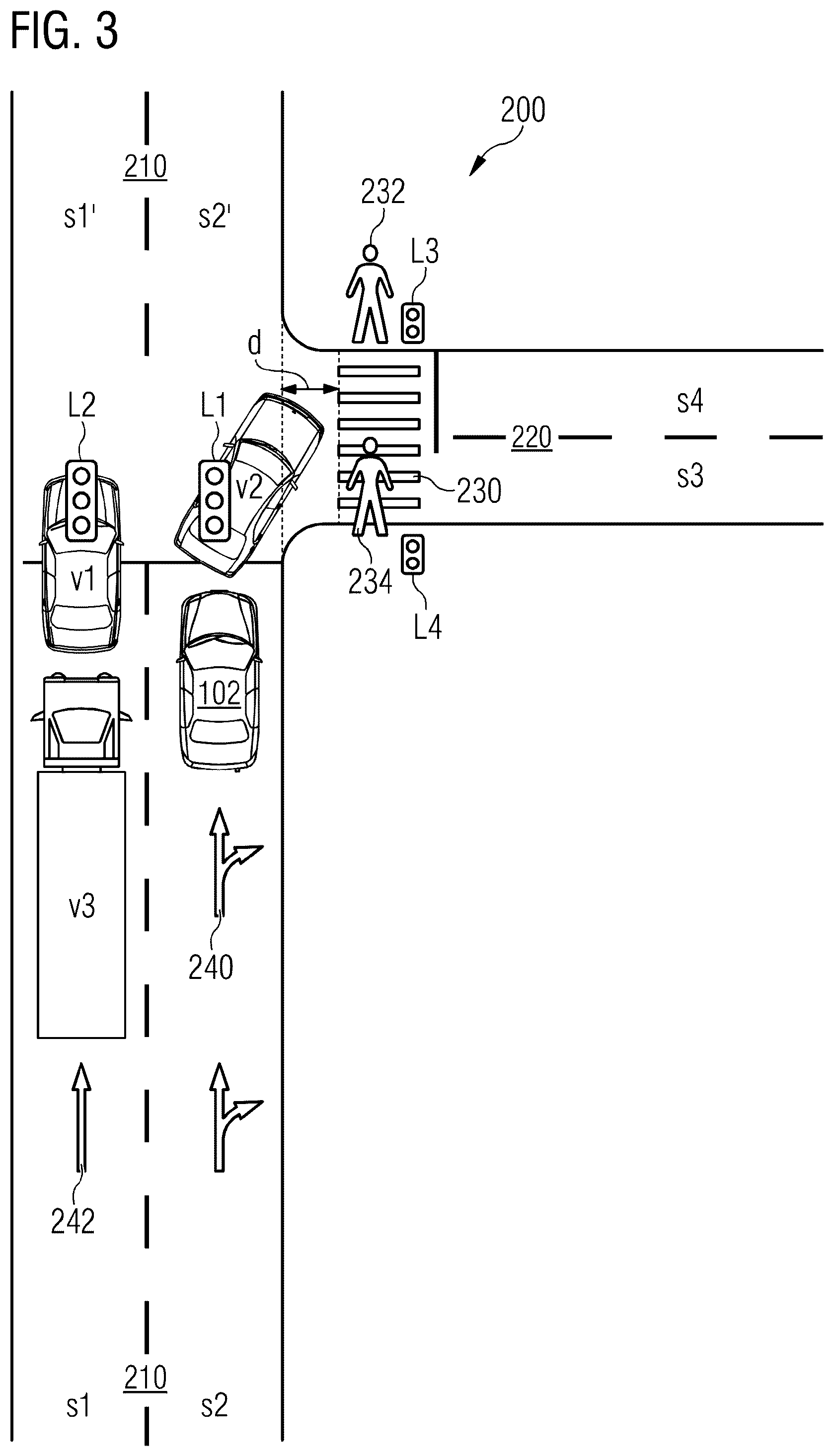 Patent US12472953 Figure 3 – Device and method for determining a lane change recommendation for a vehicle