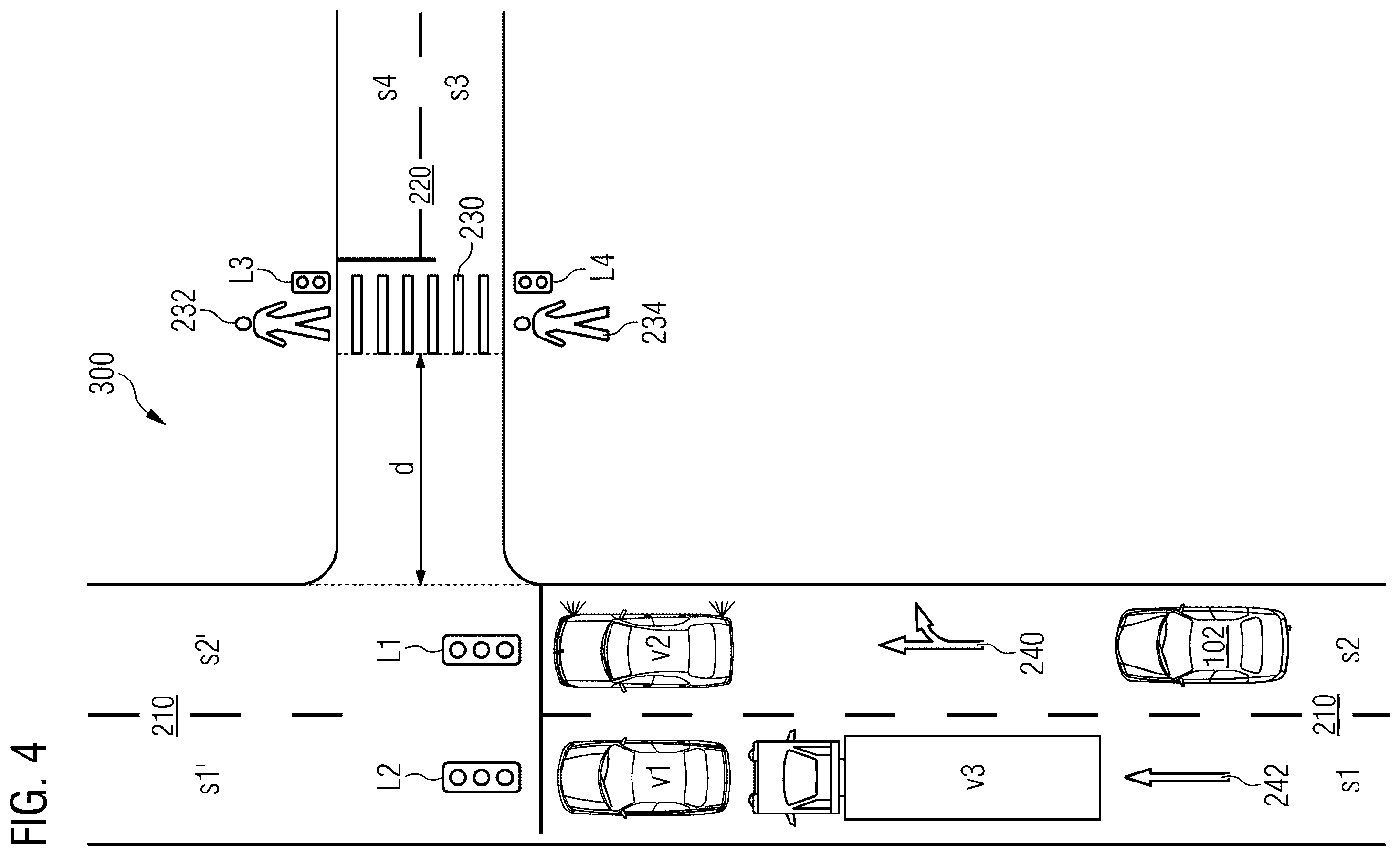 Patent US12472953 Figure 4 – Device and method for determining a lane change recommendation for a vehicle
