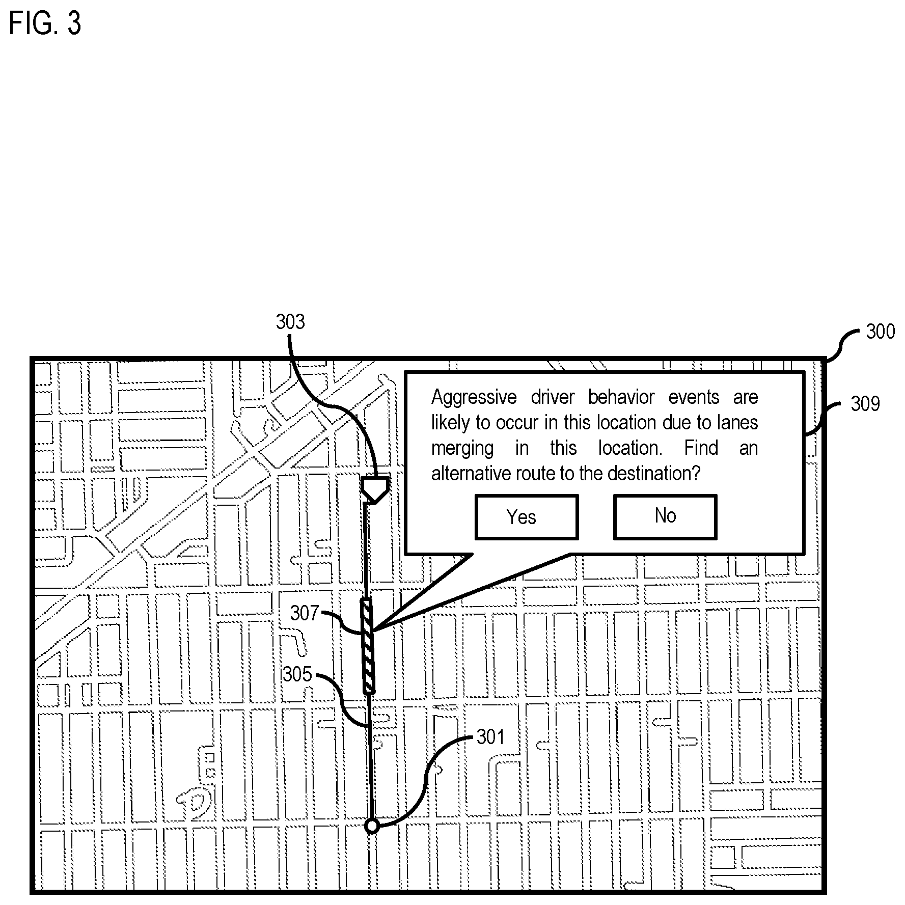 Patent US12472955 Figure 3 – Apparatus and methods for predicting events in which drivers render aggressive behaviors while maneuvering vehicles