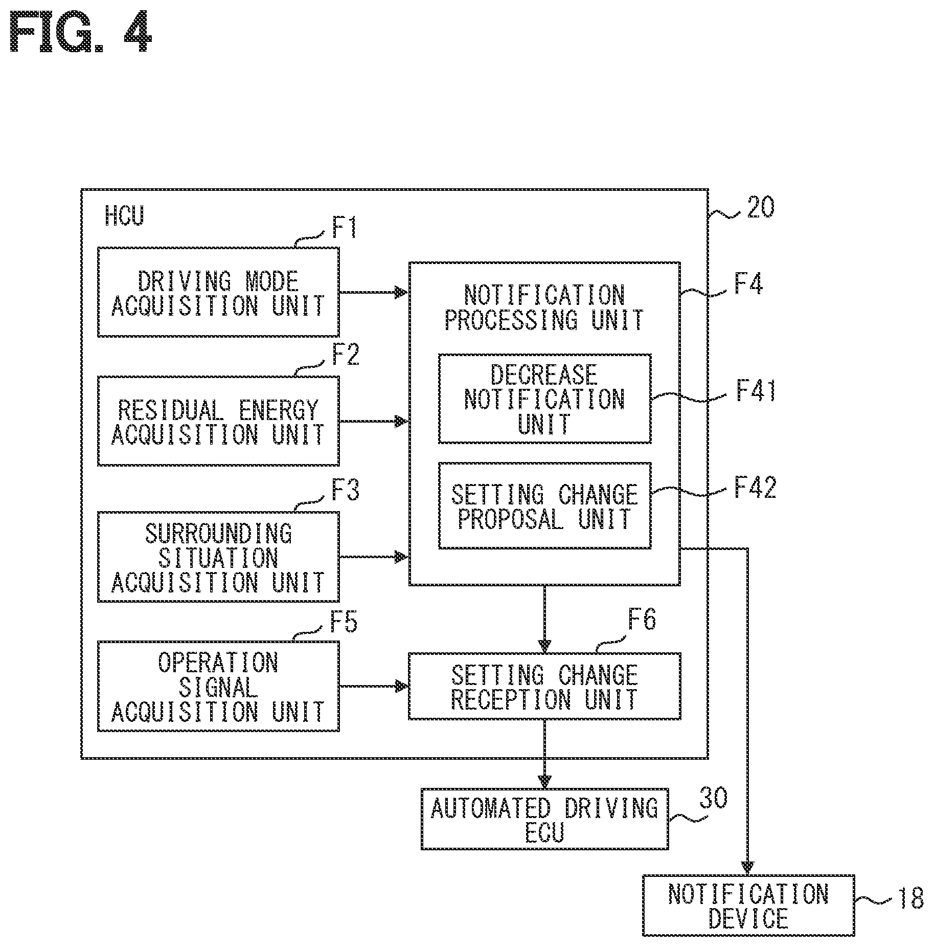 Patent US12472969 Figure 3 – Vehicle notification for decrease in the residual fuel/energy