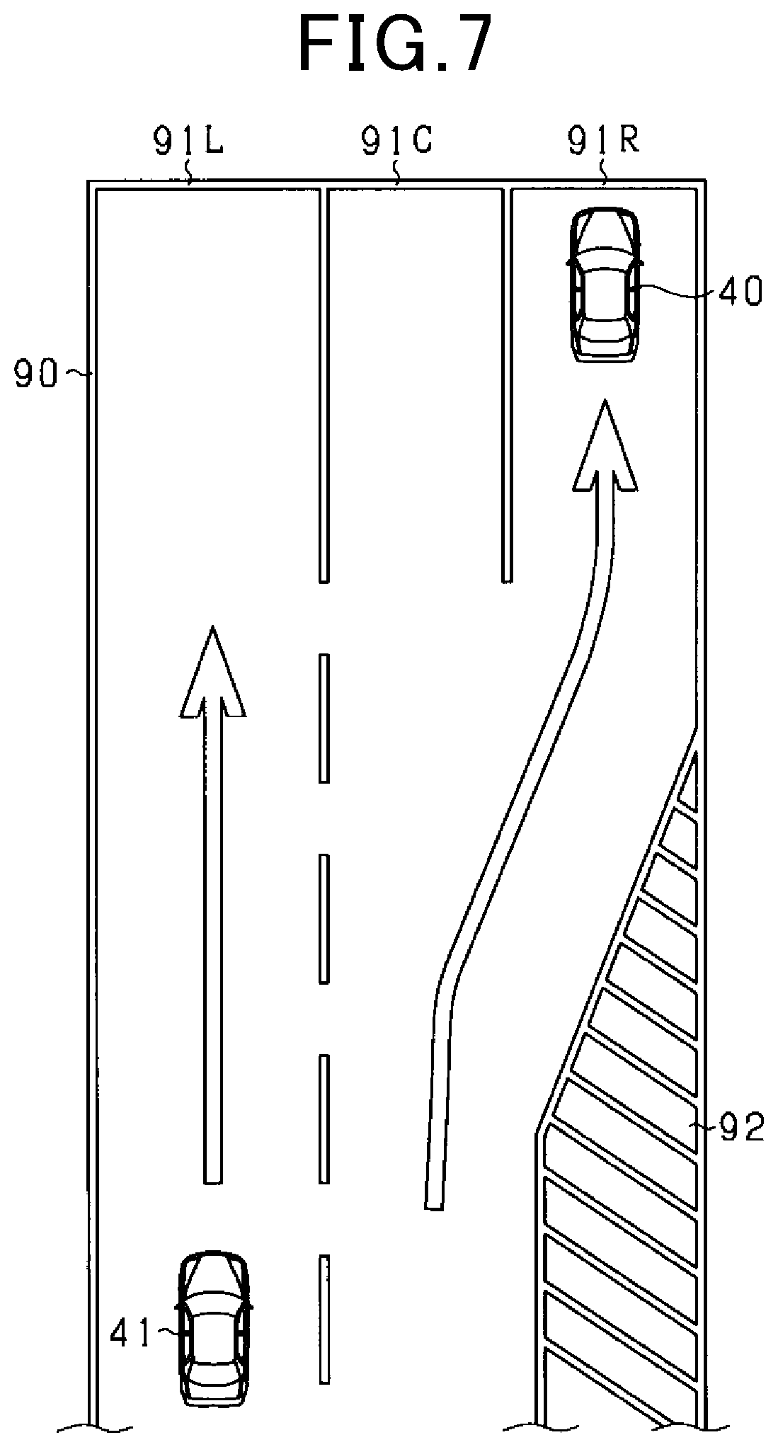 Patent US12472971 Figure 6 – Driving assistance device
