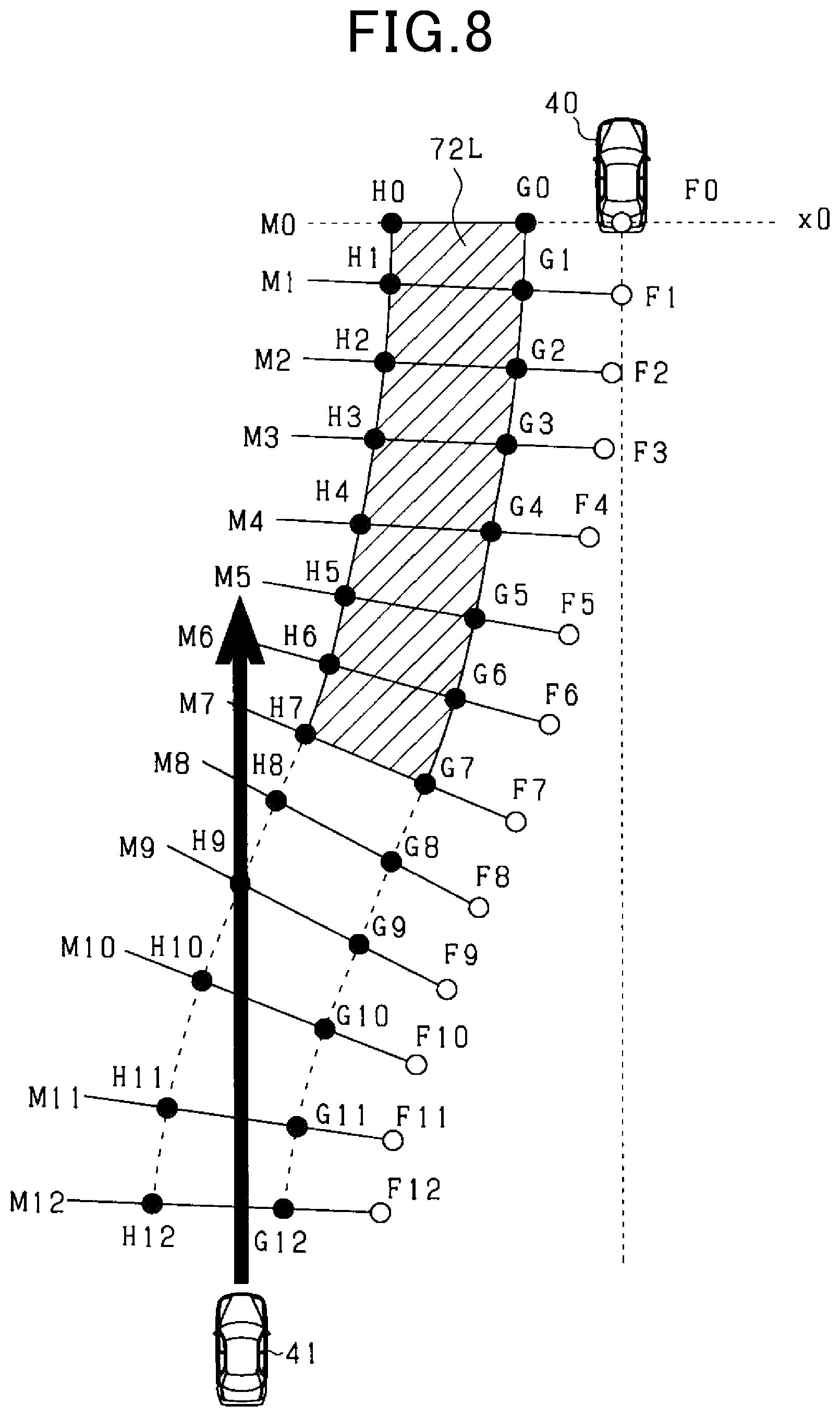 Patent US12472971 Figure 7 – Driving assistance device