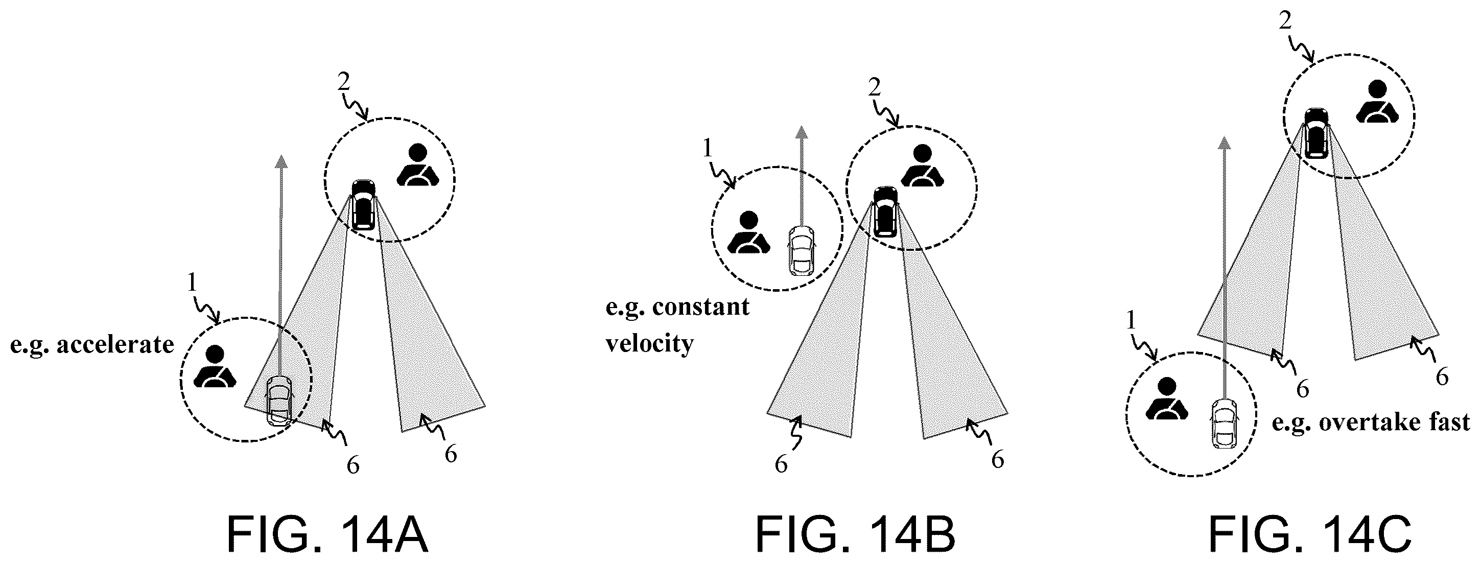 Patent US12472984 Figure 14 – Method, program, storage medium and assistance system for assisting ego-agent and vehicle
