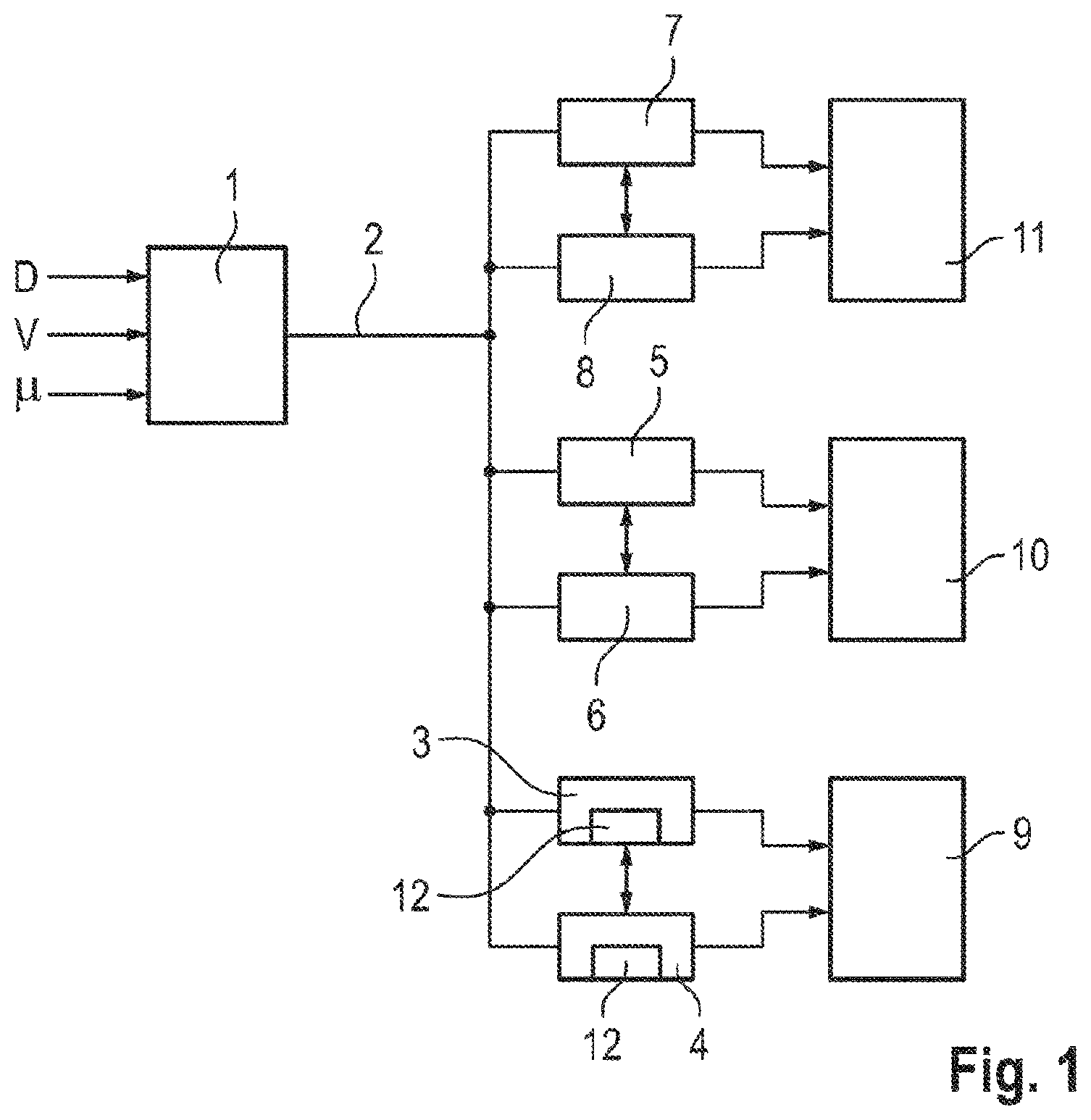 Patent US12472986 Figure 1 – Method for the automated driving of a motor vehicle, and automated motor vehicle