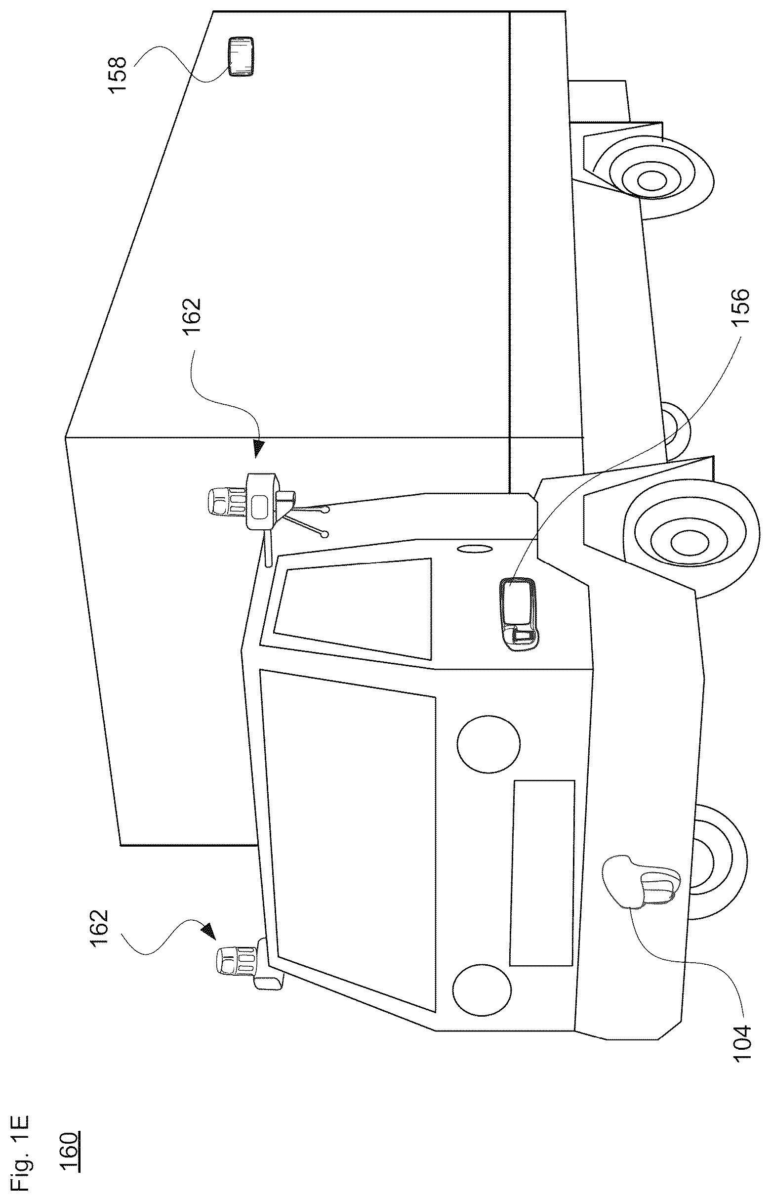 Patent US12472987 Figure 5 – Pick-up and drop-off signals for managing double parking obstruction