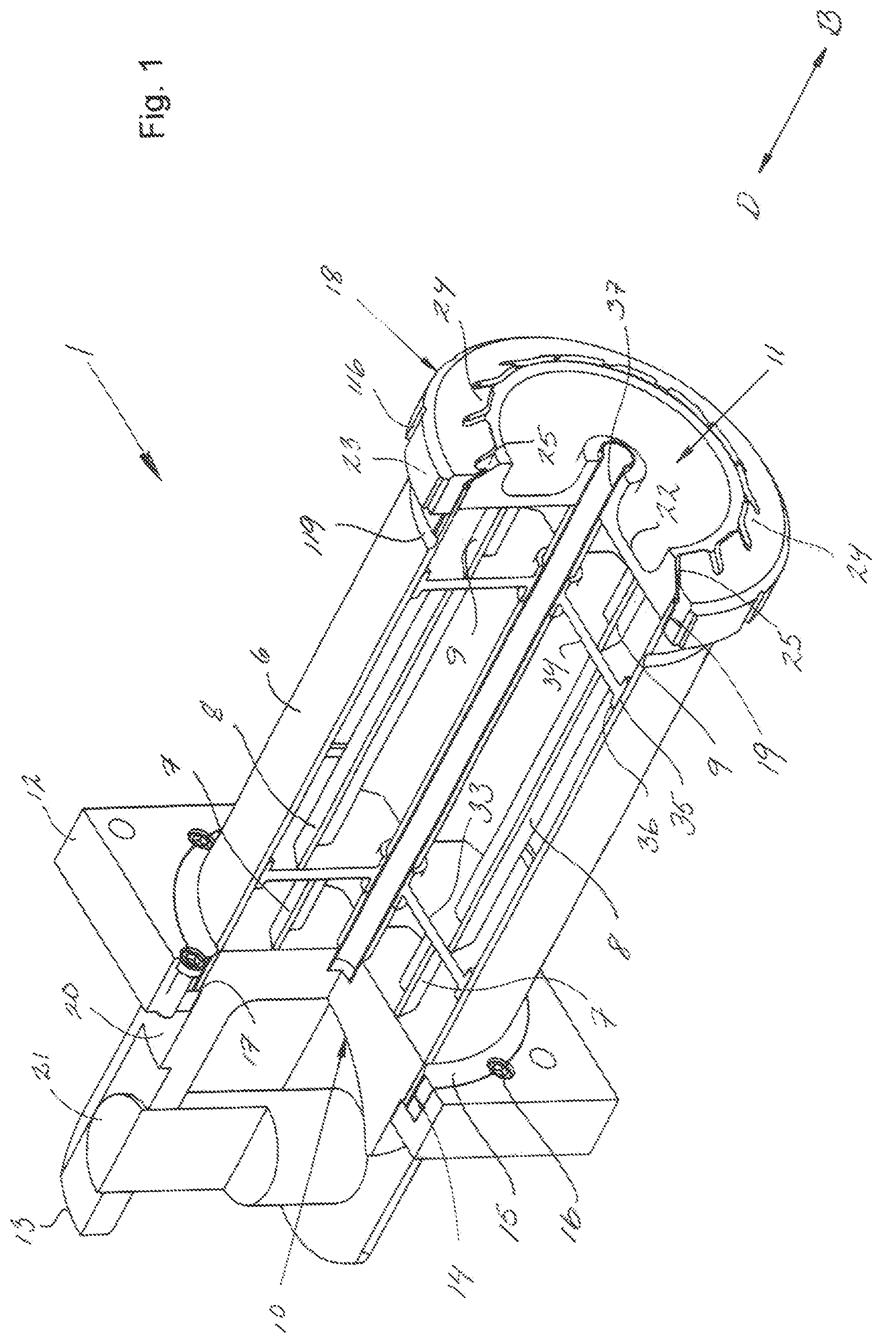 Patent US12472998 Figure 1 – Energy dissipation device