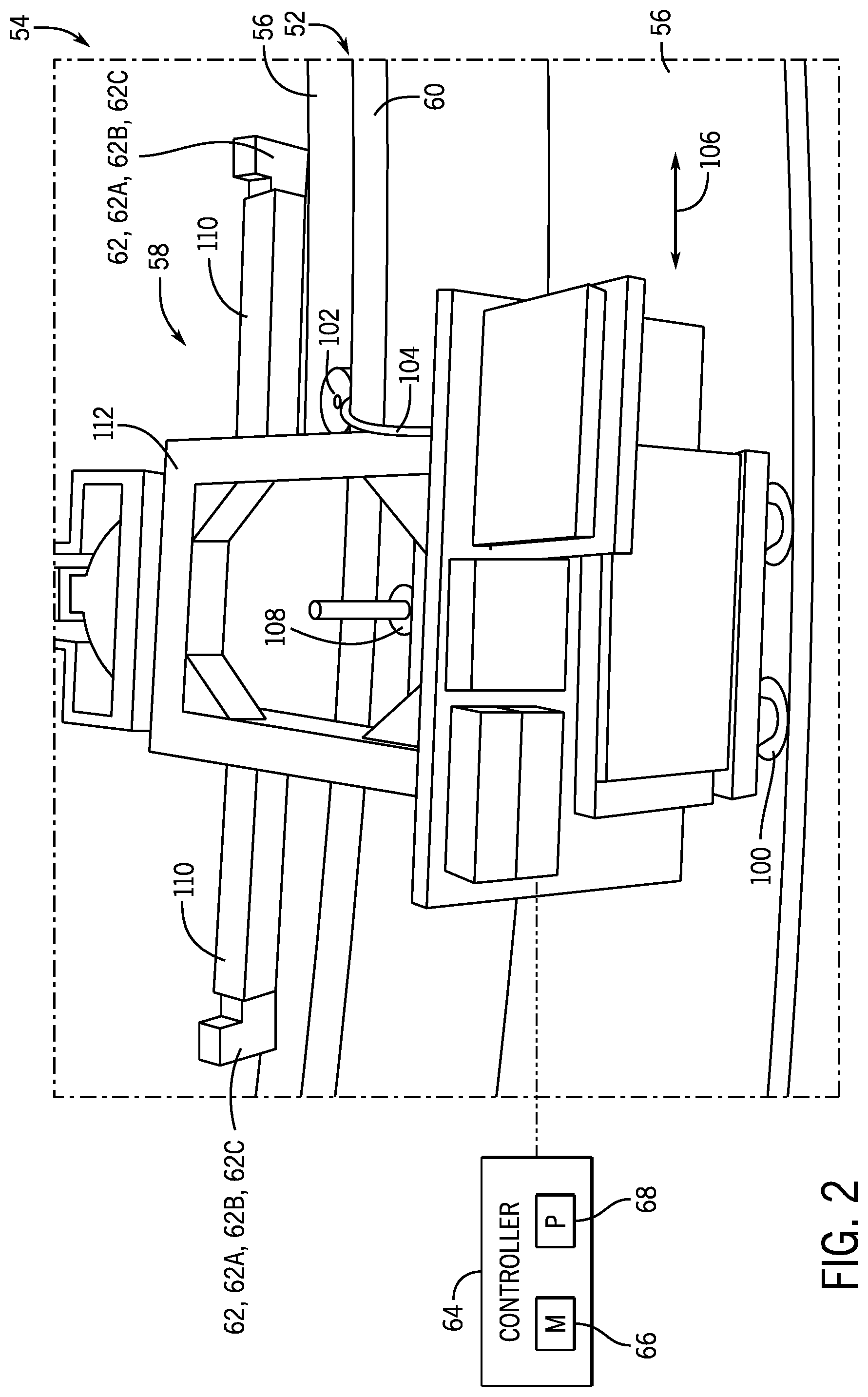 Patent US12472999 Figure 2 – Systems and methods for inspecting an amusement park attraction system