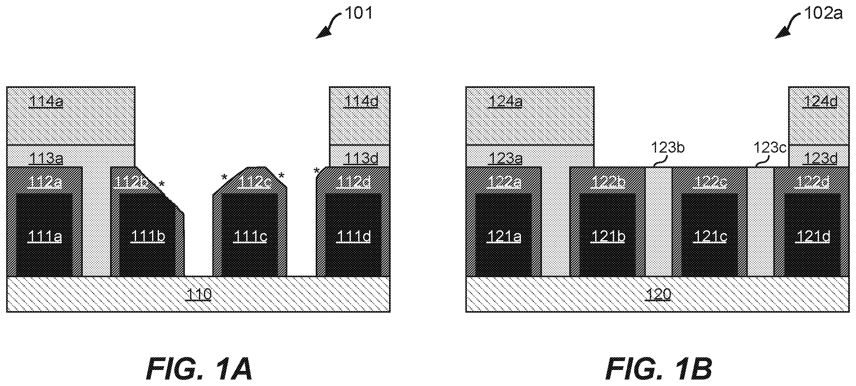 Patent US12479004 Figure 1 – Selective attachment to enhance SiO 2 :SiN x etch selectivity