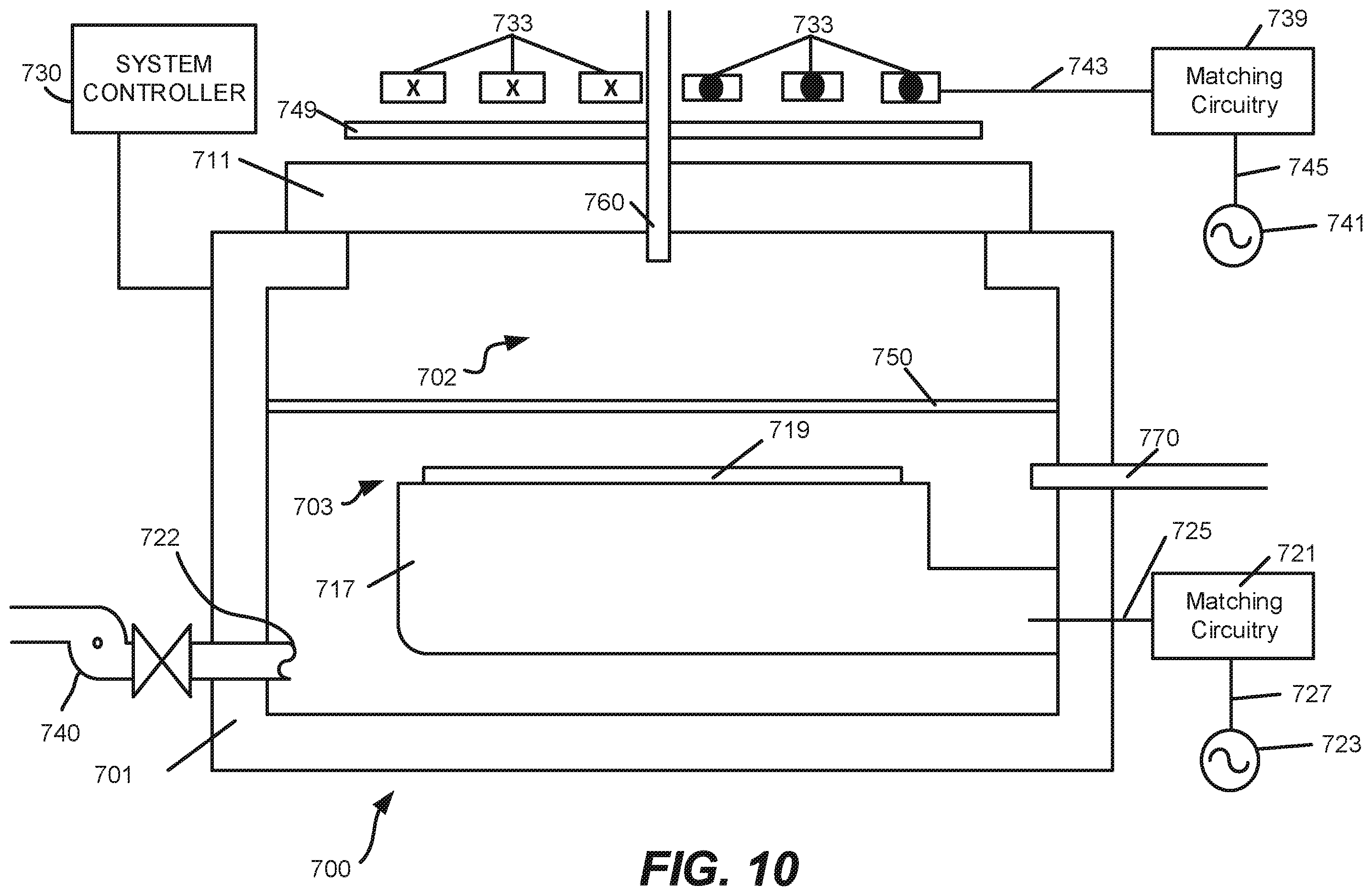 Patent US12479004 Figure 14 – Selective attachment to enhance SiO 2 :SiN x etch selectivity