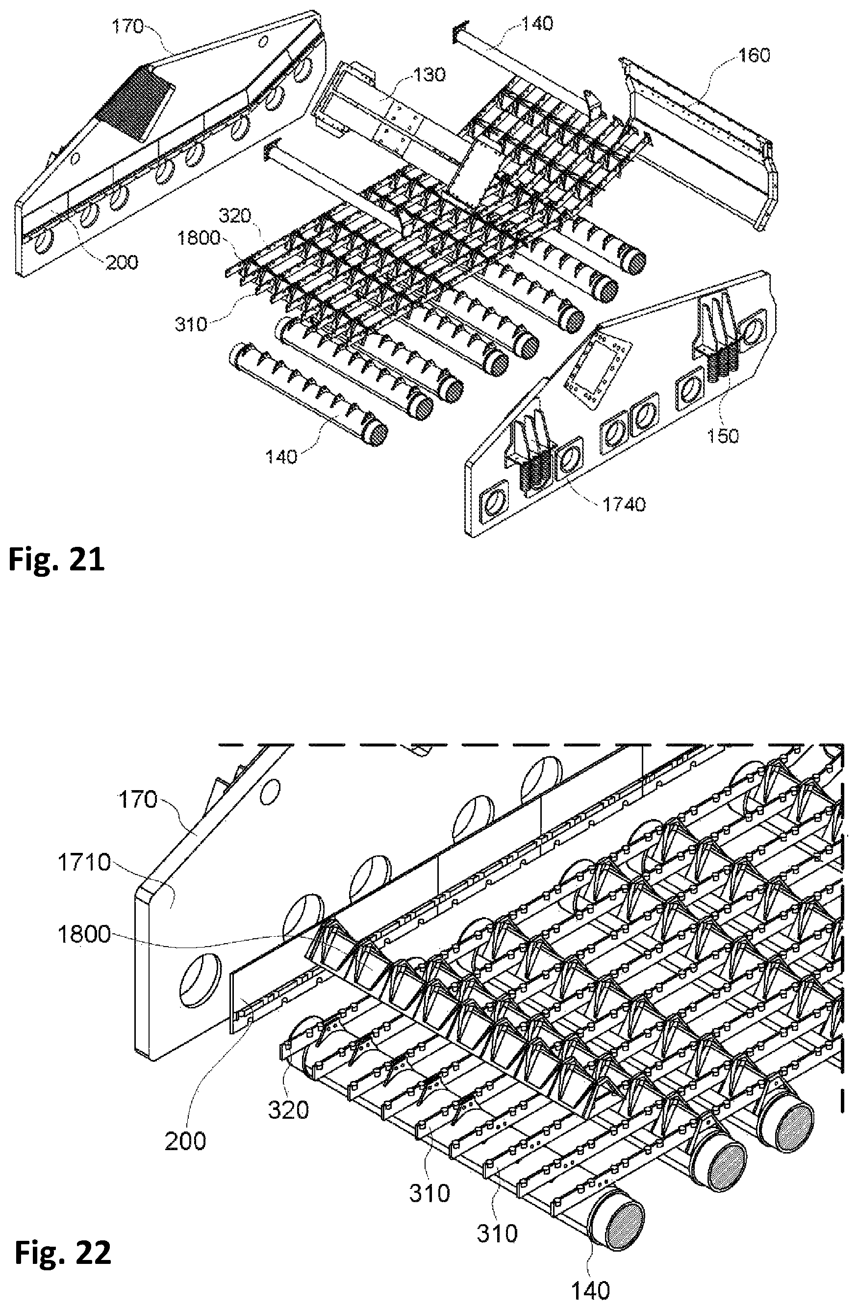 Patent US12479008 Figure 14 – Vibratory screens