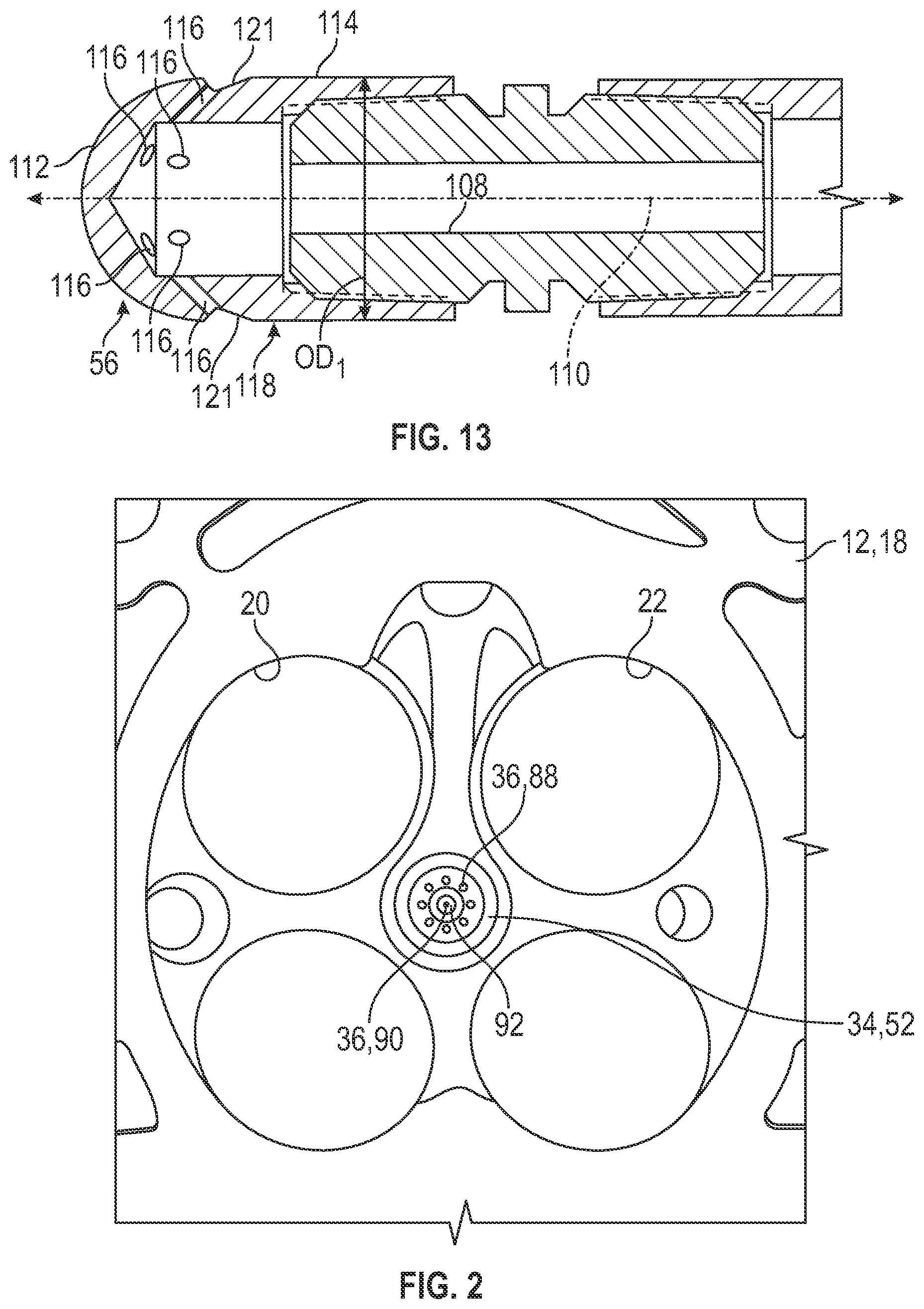 Patent US12479013 Figure 2 – Tooling assembly for cleaning a cylinder head using pressurized fluid and a method for the same