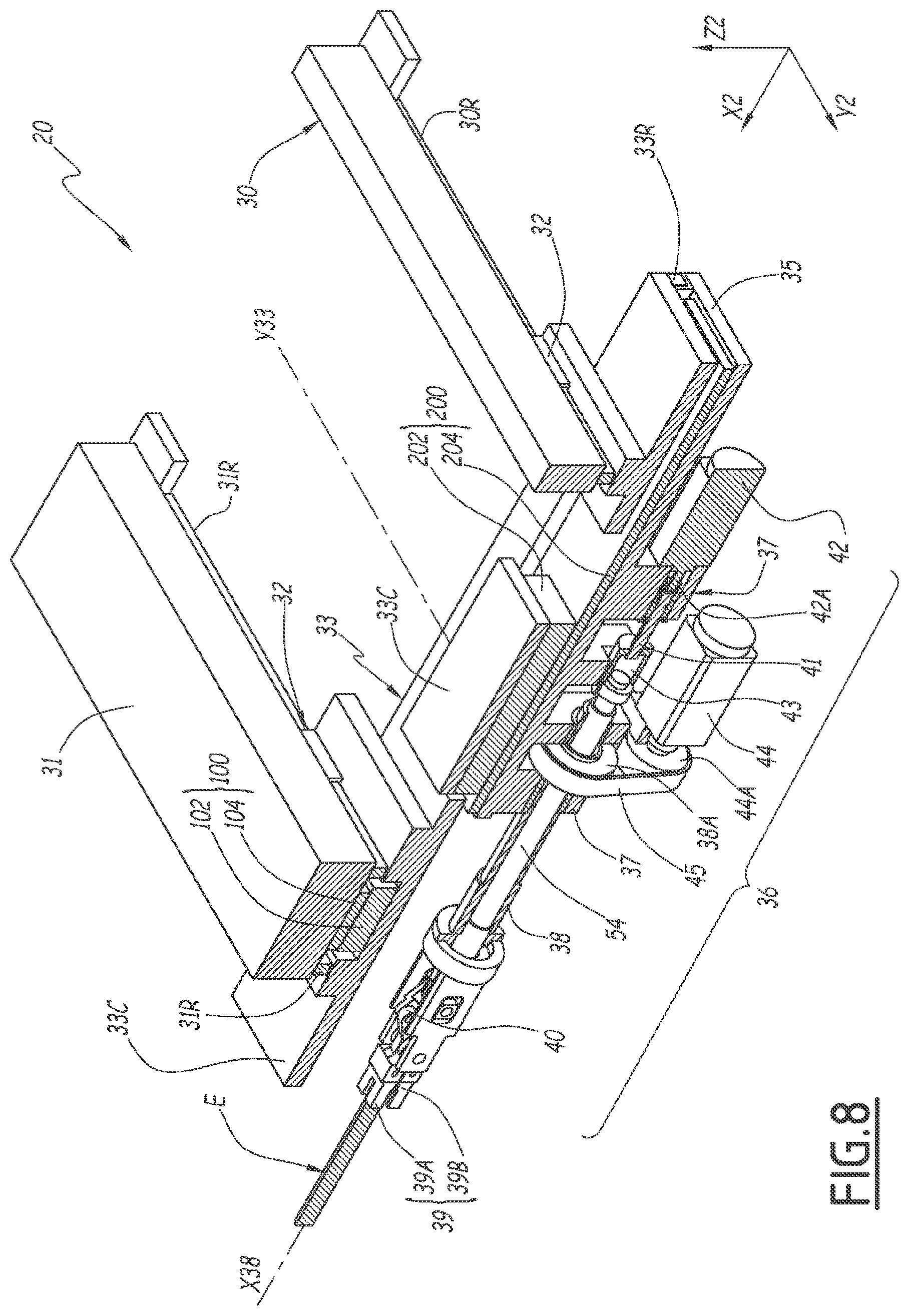 Patent US12479017 Figure 8 – Billet rolling mill equipped with a manipulator subassembly and method for controlling such a rolling mill