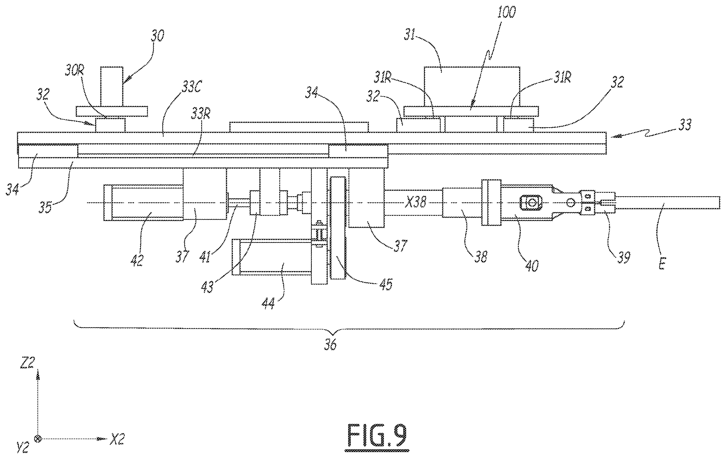 Patent US12479017 Figure 9 – Billet rolling mill equipped with a manipulator subassembly and method for controlling such a rolling mill