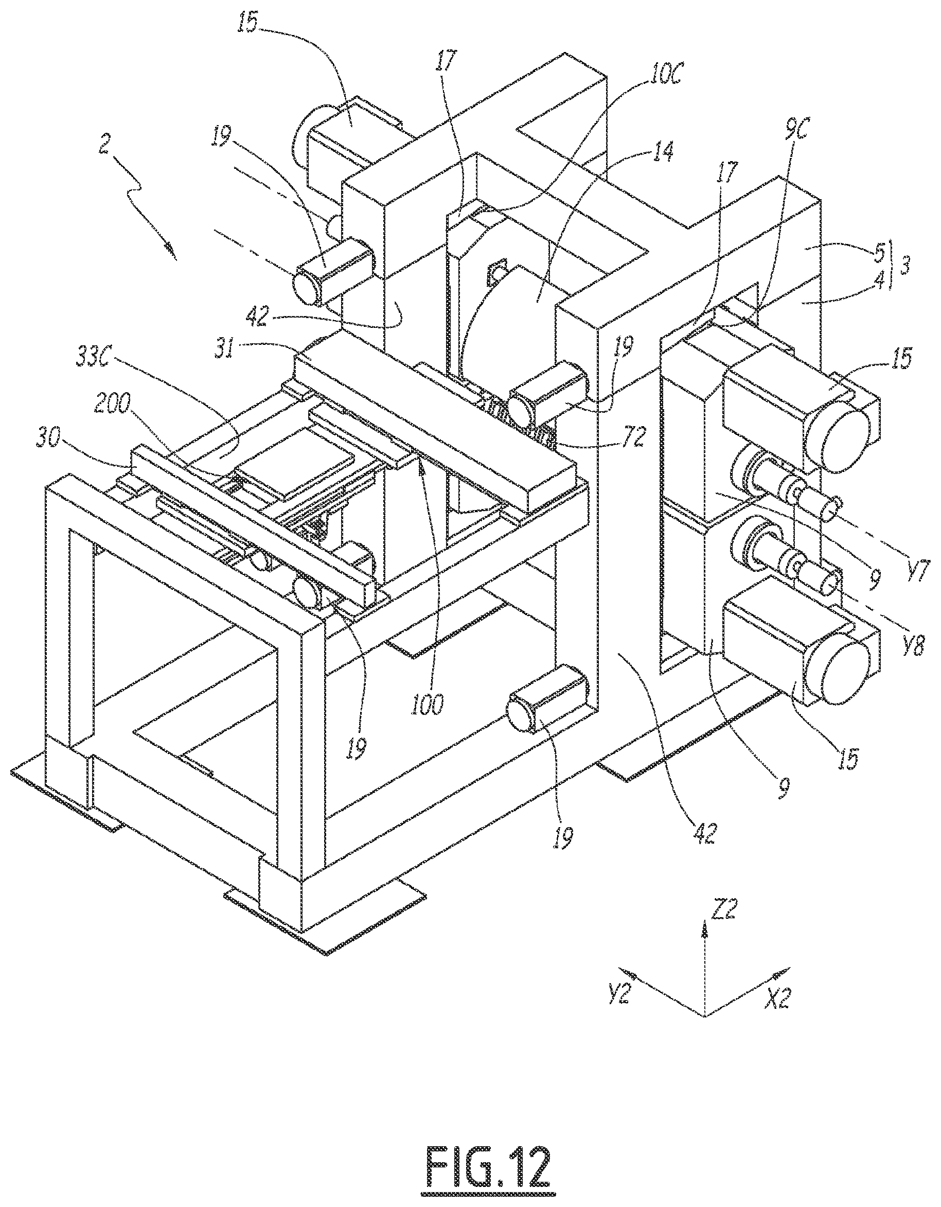 Patent US12479017 Figure 12 – Billet rolling mill equipped with a manipulator subassembly and method for controlling such a rolling mill