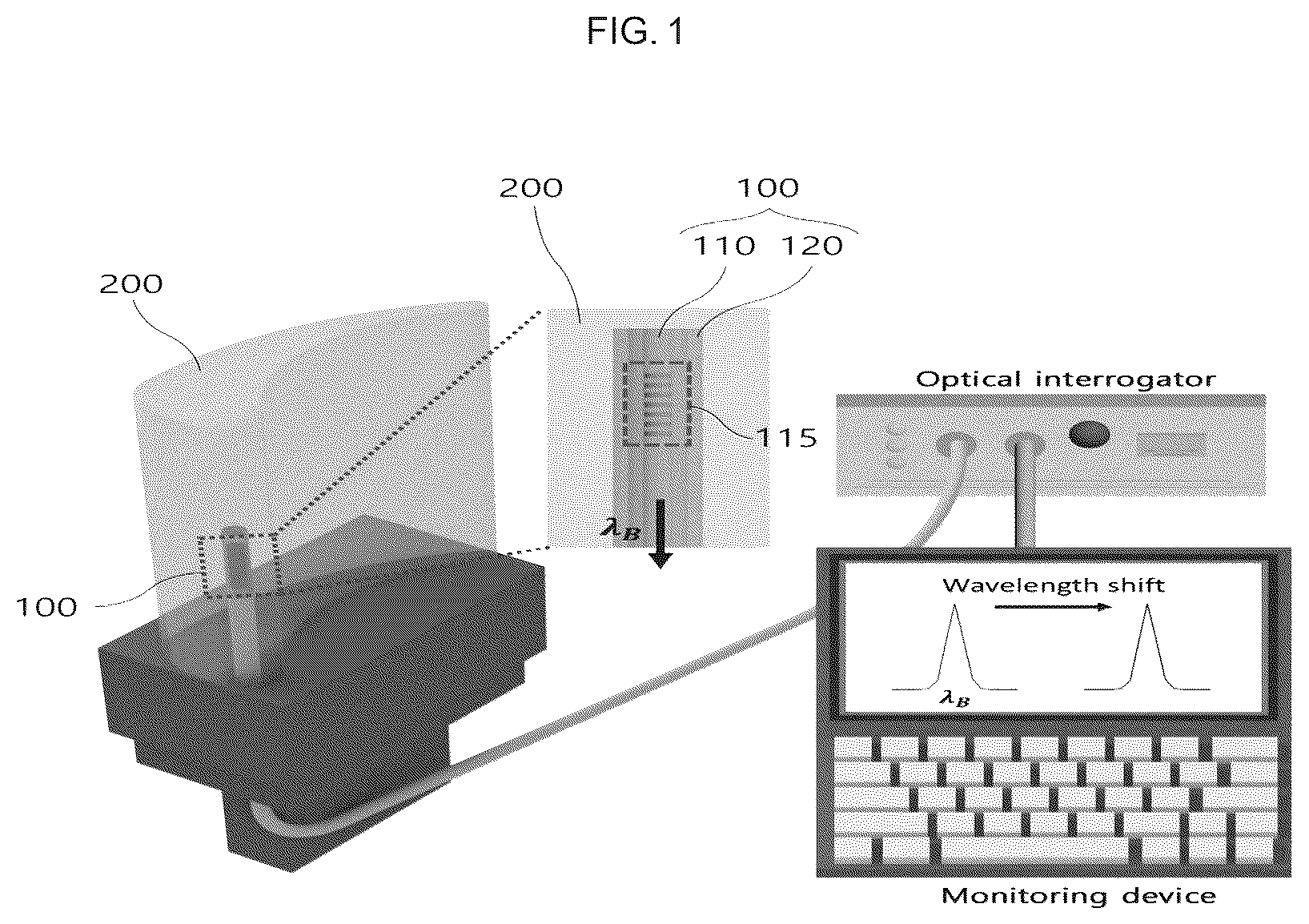 Patent US12479030 Figure 1 – Method for embedding optical fiber sensor in metal 3D printing structure, and metal 3D printing turbine blade having embedded optical fiber sensor manufactured by applying embedding method