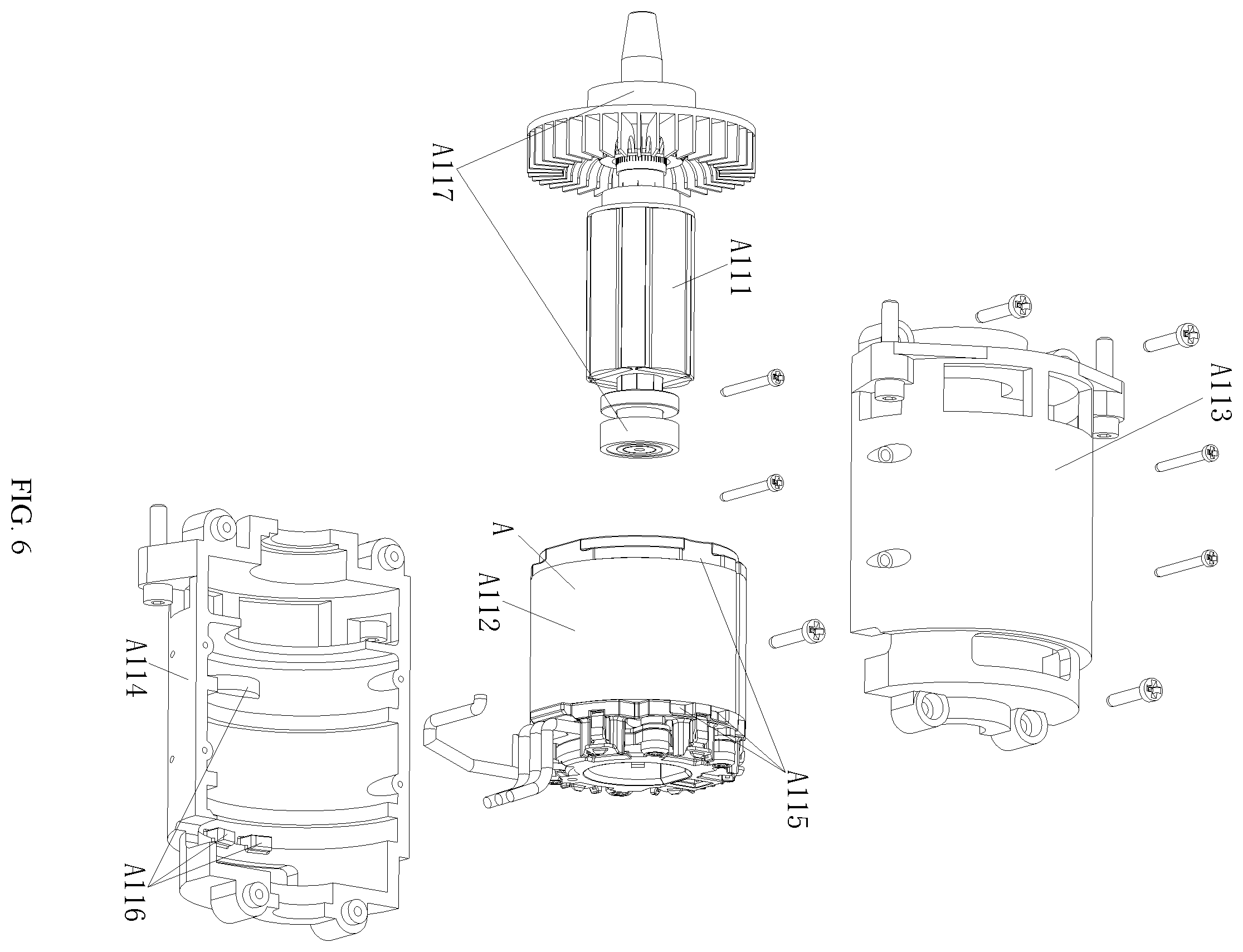 Patent US12479038 Figure 5 – Handheld lithium battery threading machine and threading method