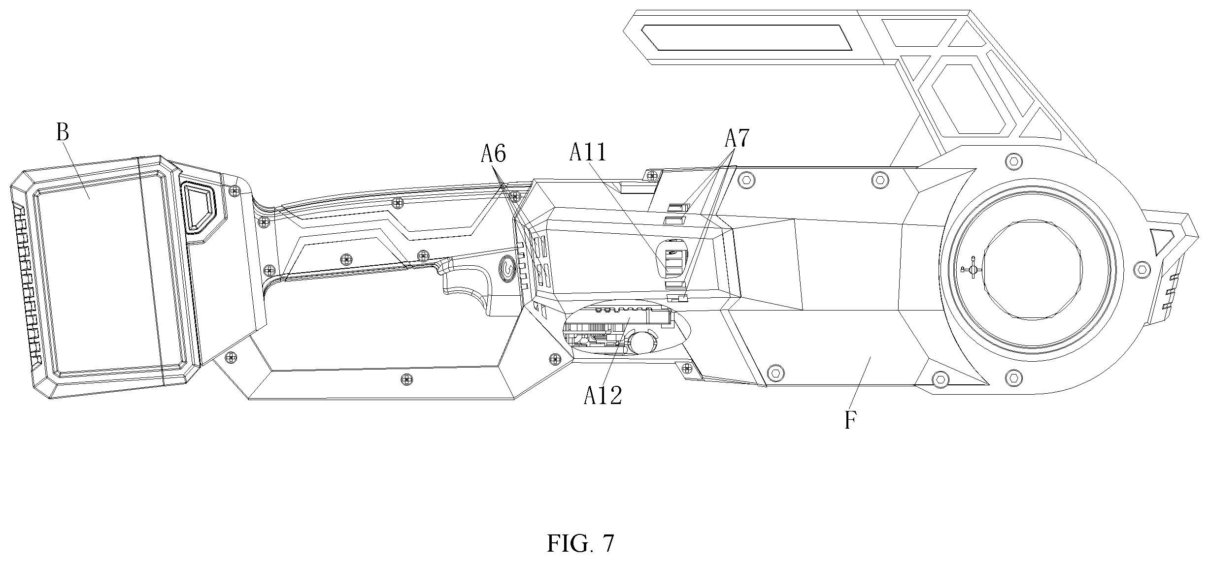 Patent US12479038 Figure 6 – Handheld lithium battery threading machine and threading method