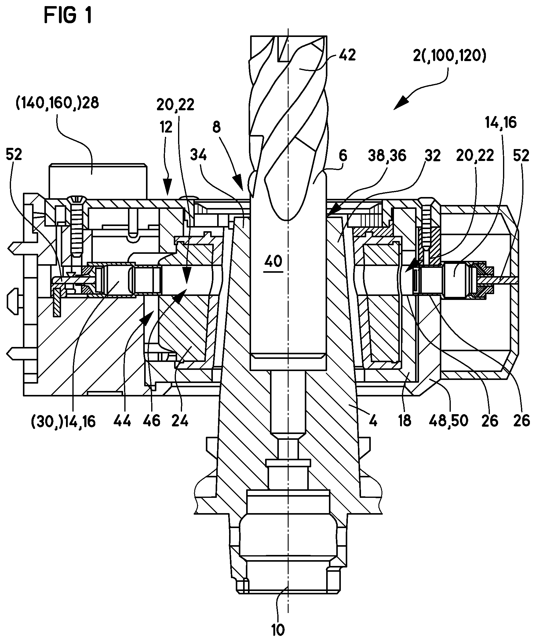 Patent US12479054 — Appliance for heat treatment and method for operating the appliance — Figure 1