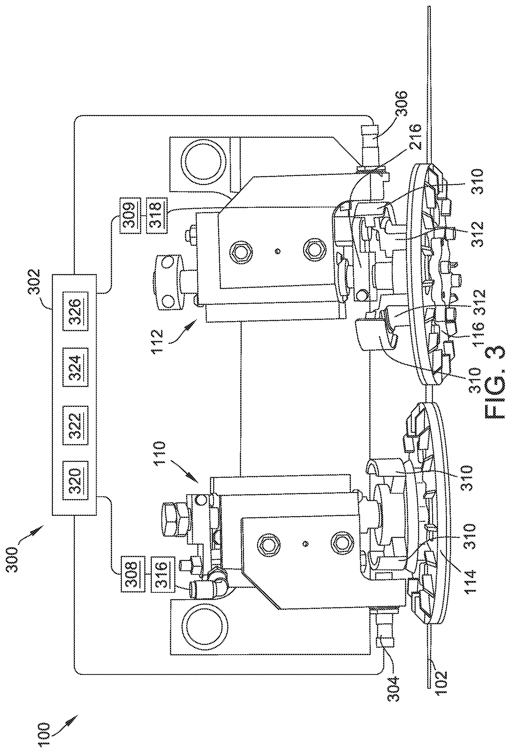 Patent US12479065 Figure 3 – Closed loop control system for blade sharpening