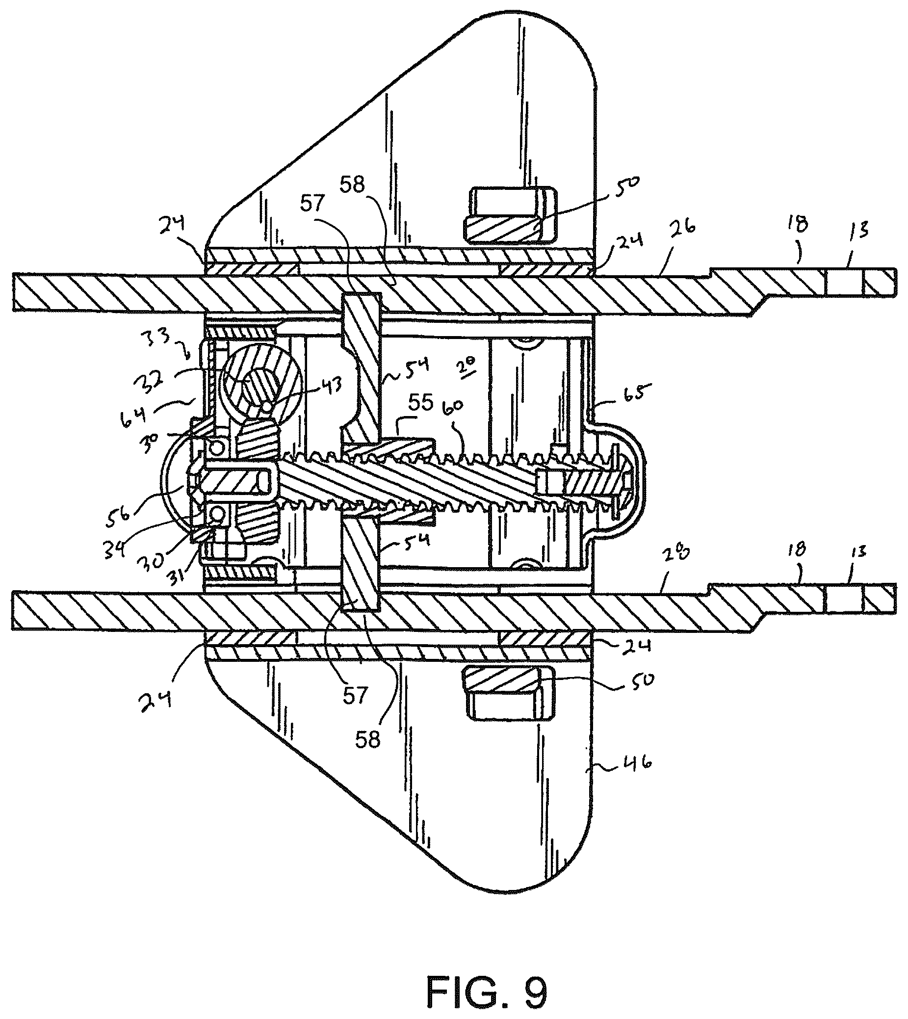 Patent US12479069 Figure 7 – Miter clamping system