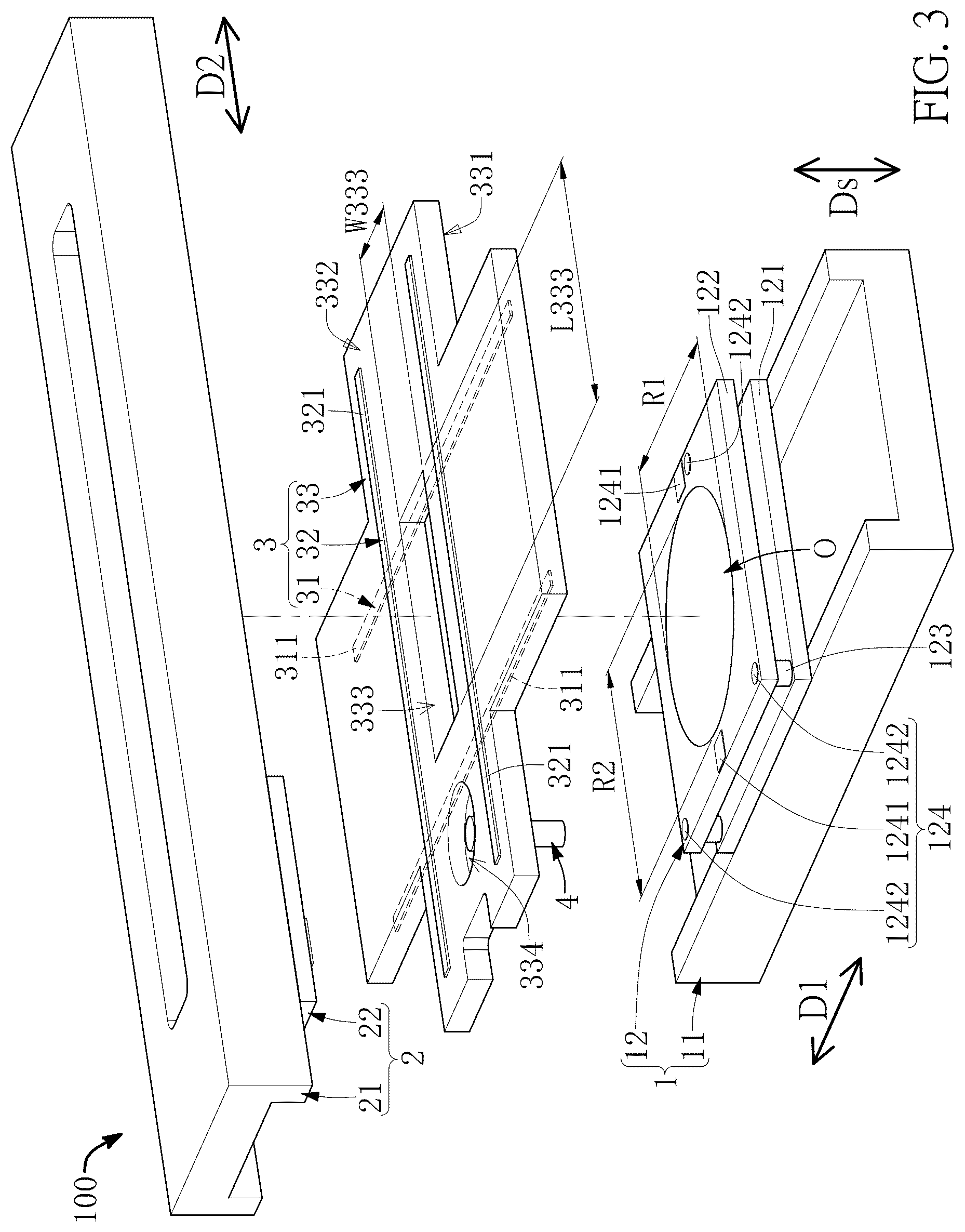 Patent US12479084 Figure 3 – Multi-axis operation apparatus in opposite arrangement