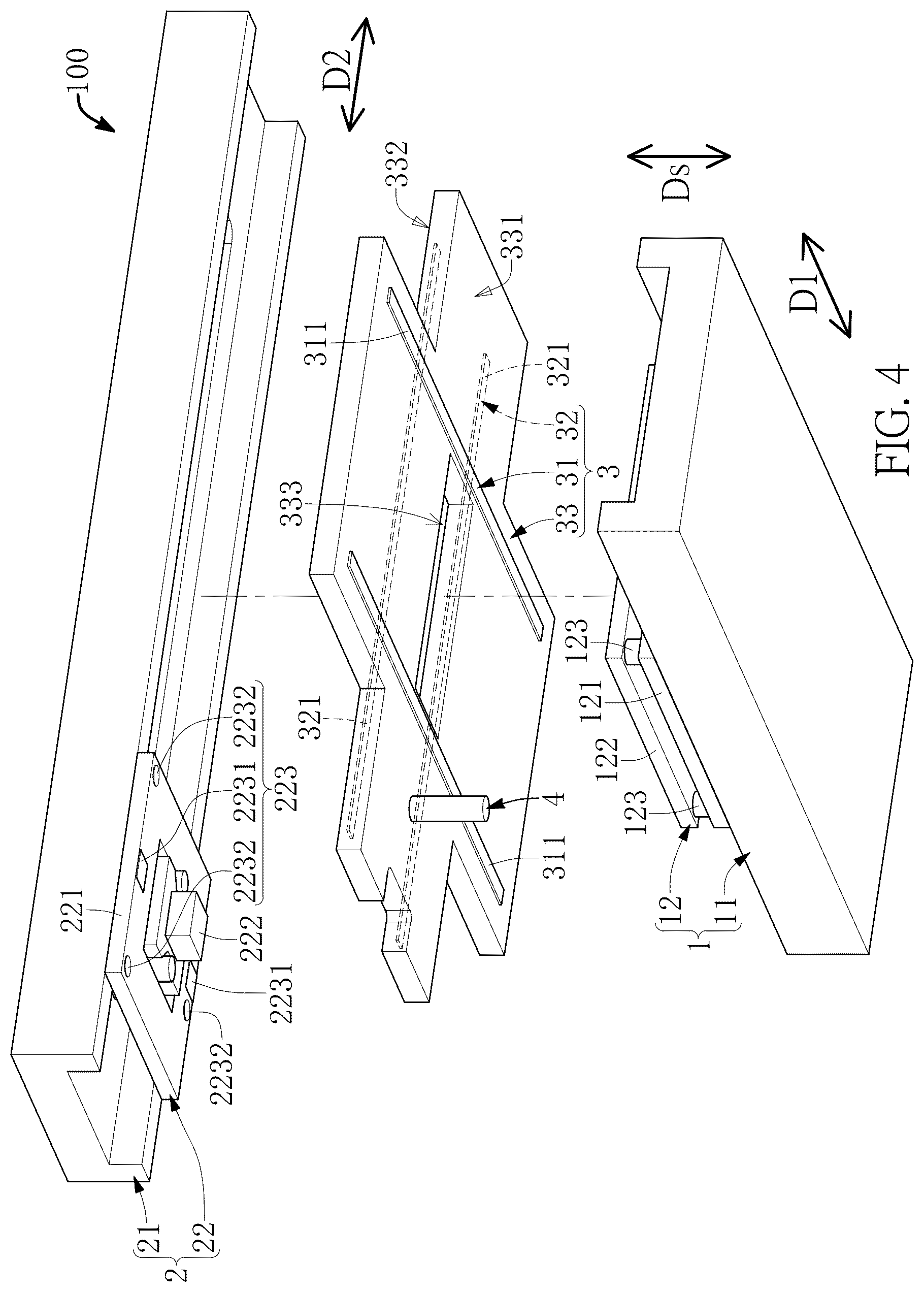 Patent US12479084 Figure 4 – Multi-axis operation apparatus in opposite arrangement