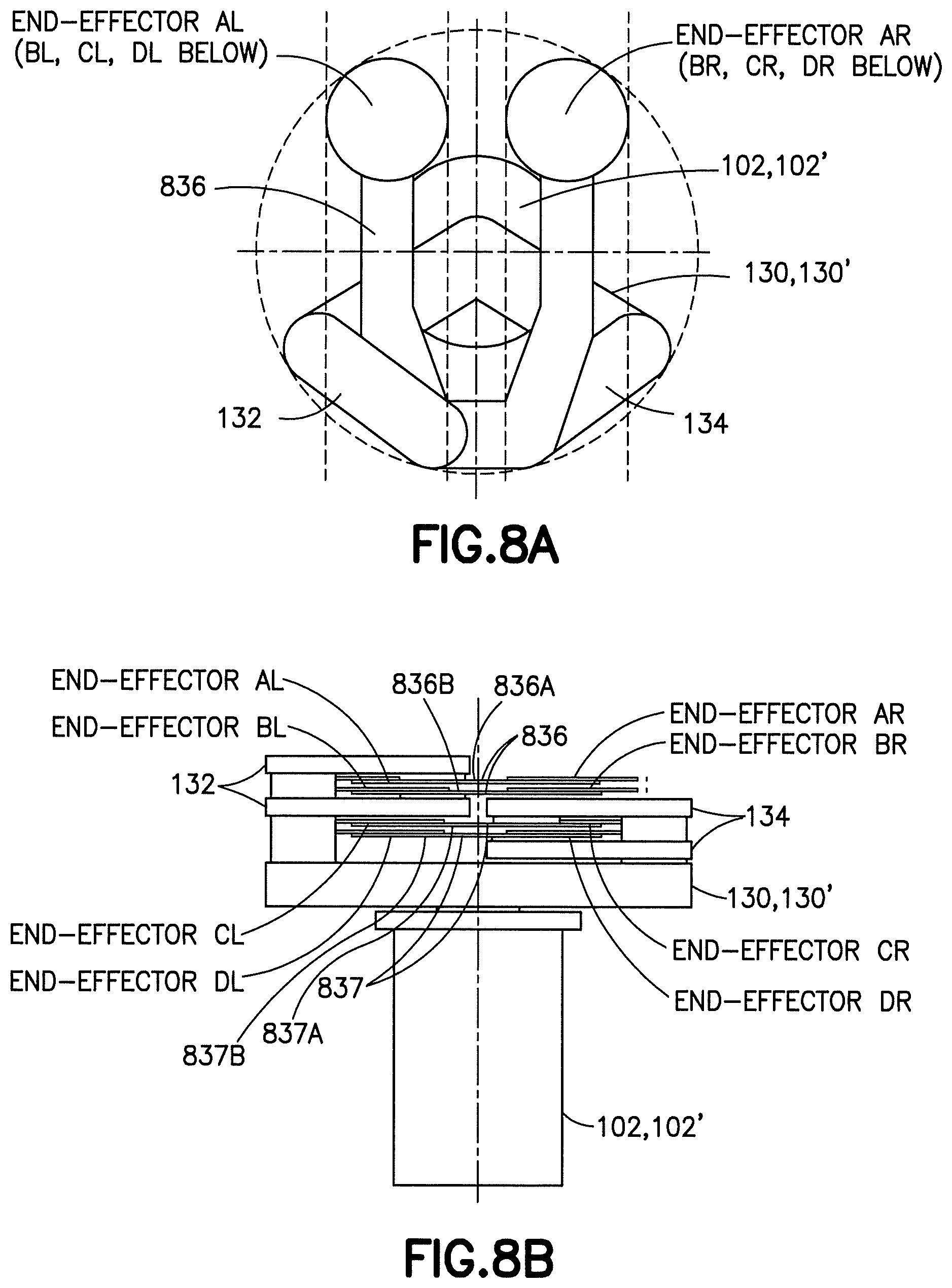 Patent US12479085 Figure 17 – Material-handling robot with multiple semi-independent arms