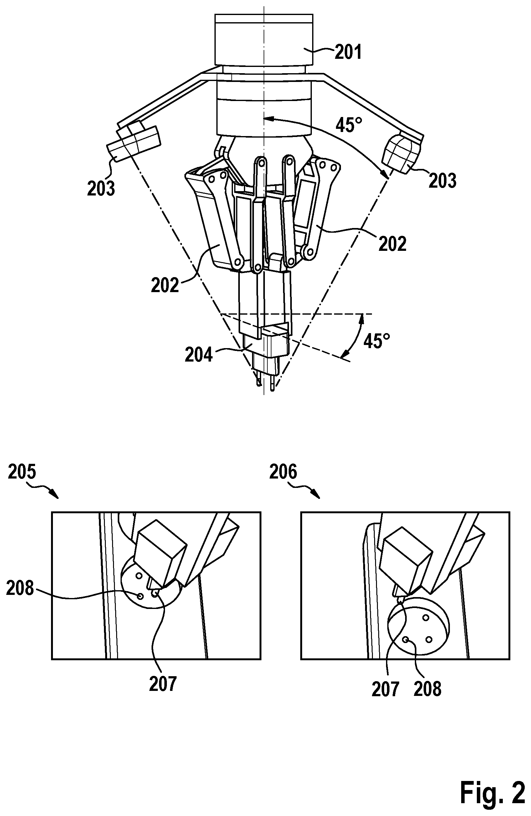 Patent US12479108 Figure 2 – Device and control method using machine learning for a robot to perform an insertion task