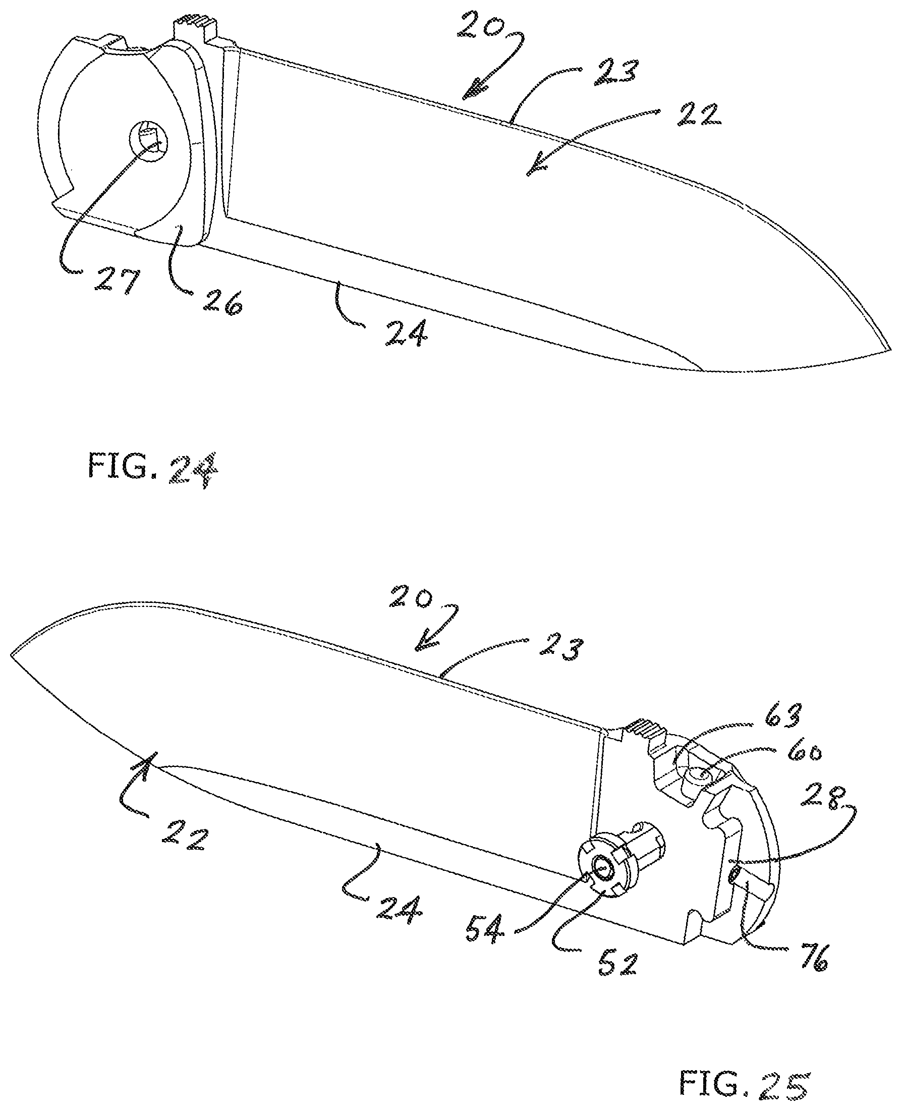 Patent US12479115 Figure 15 – Fixed blade folding knife assembly