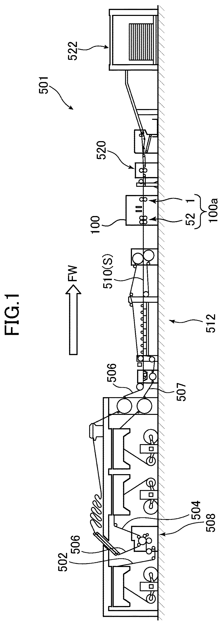 Patent US12479120 Figure 1 – Slitter-scorer apparatus