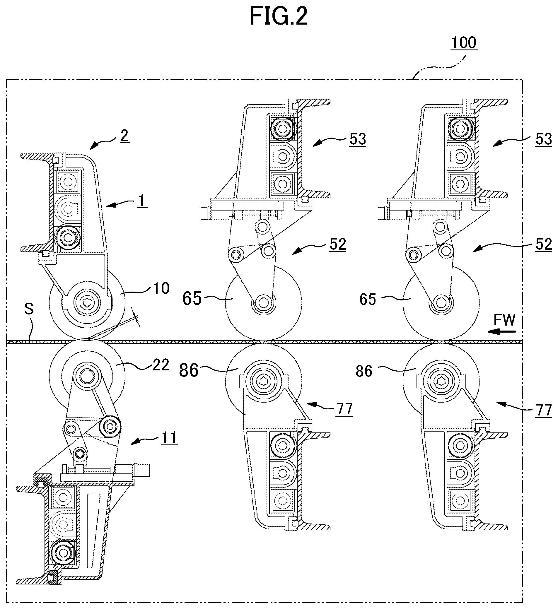 Patent US12479120 Figure 2 – Slitter-scorer apparatus