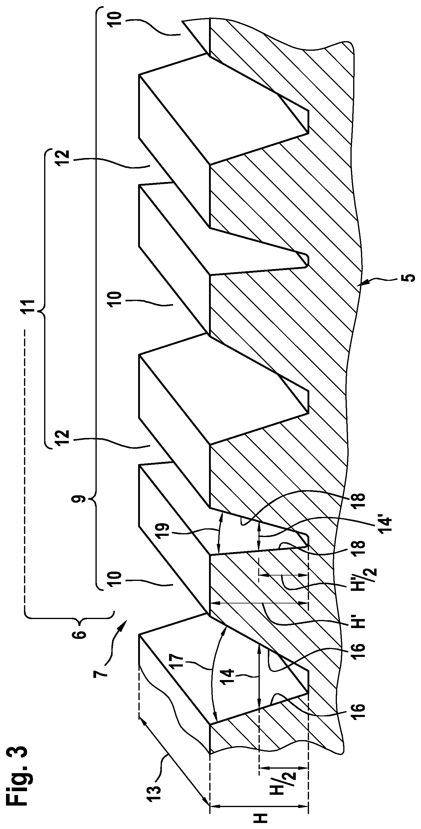 Patent US12479133 Figure 3 – Combined production method for a moulding tool for the moulding vulcanization of a vehicle tire and vehicle tire