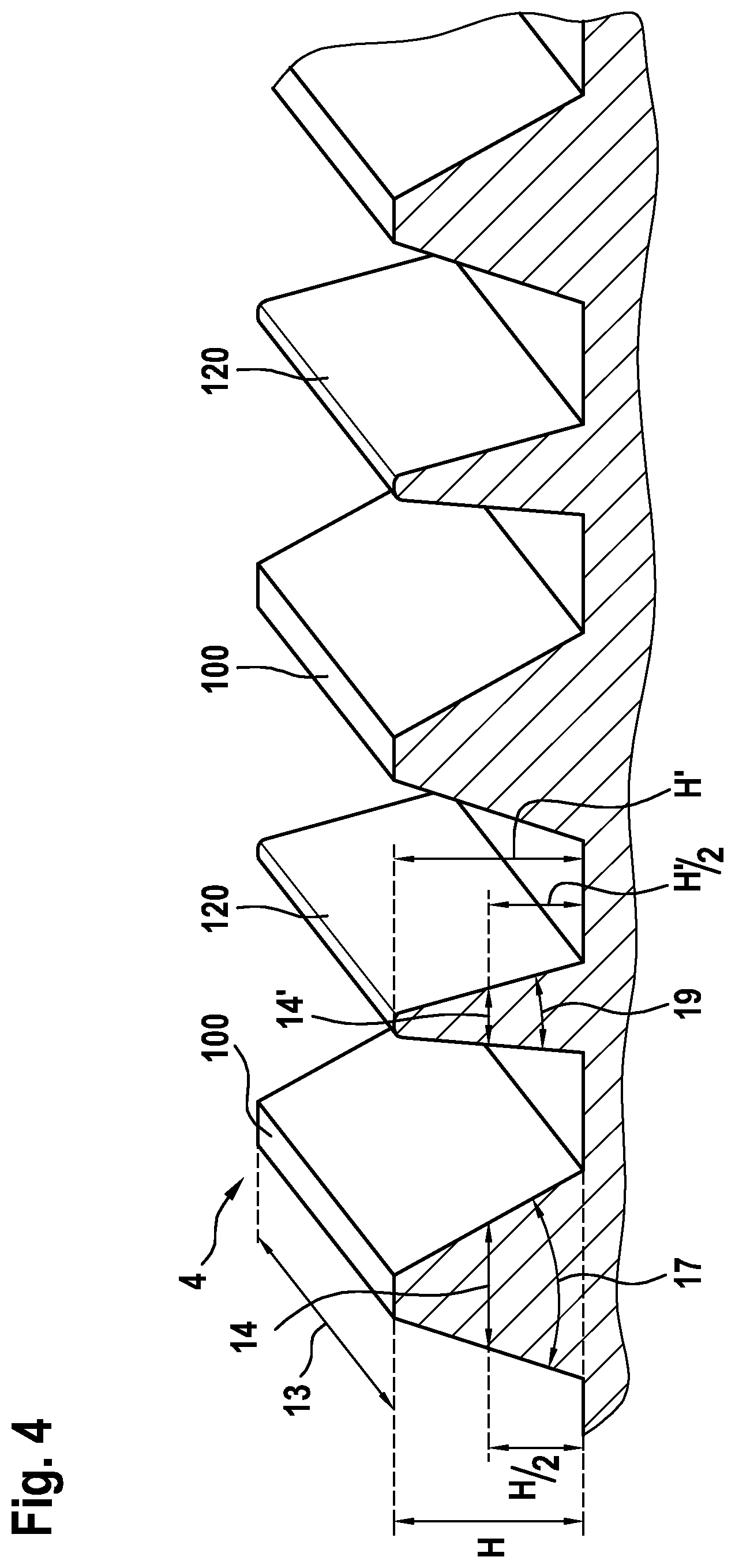 Patent US12479133 Figure 4 – Combined production method for a moulding tool for the moulding vulcanization of a vehicle tire and vehicle tire
