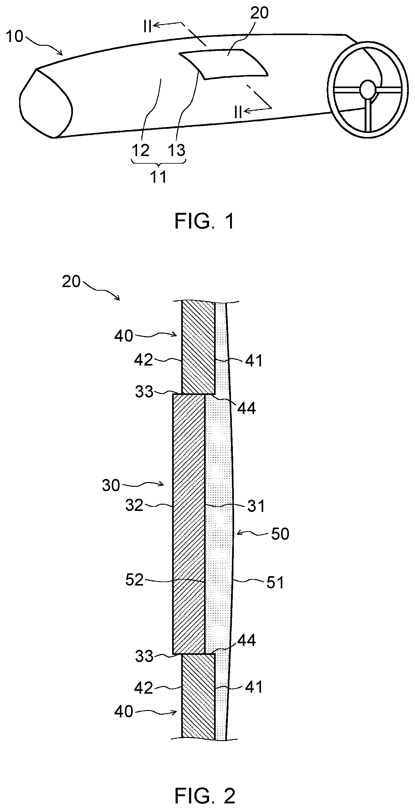Patent US12479139 Figure 1 – Display device, manufacturing method thereof, and instrument panel comprising display device