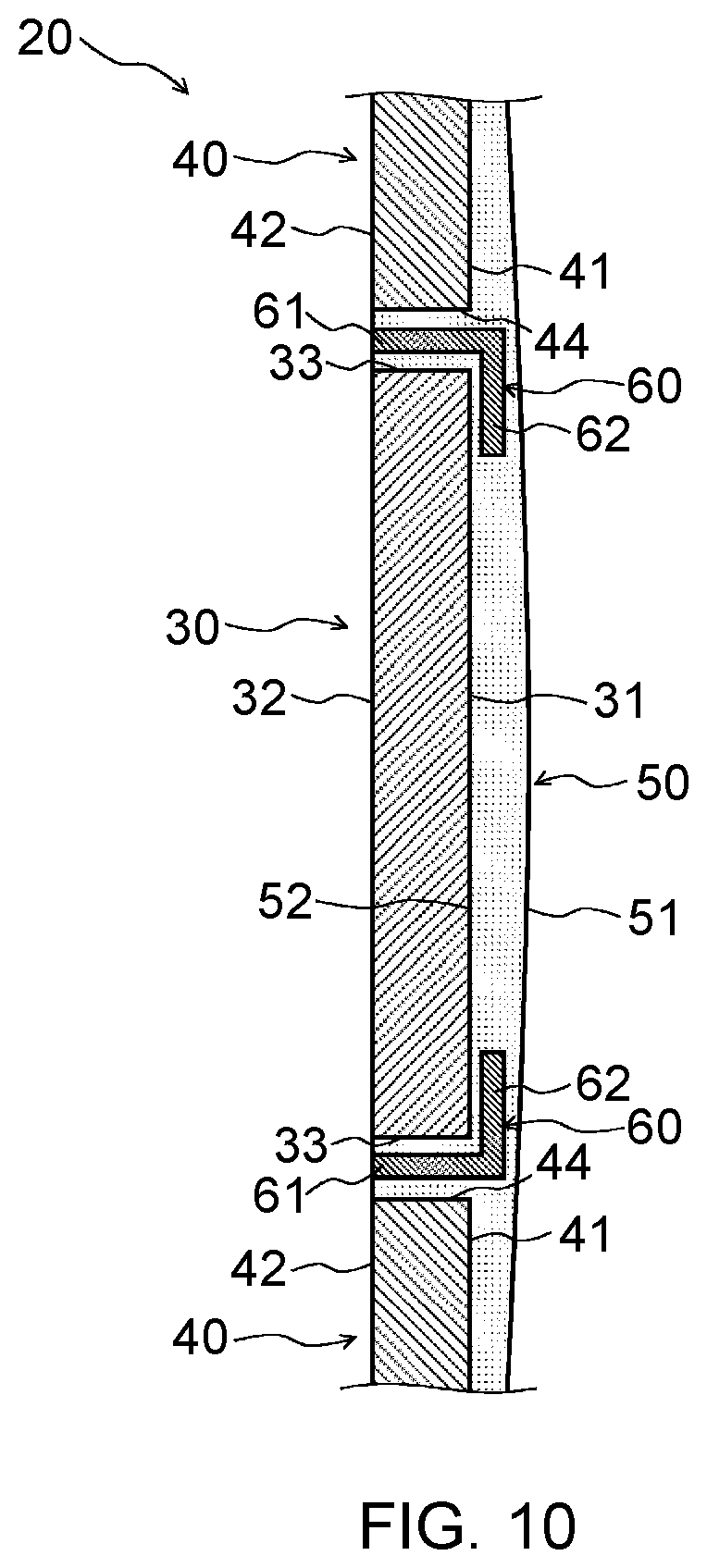 Patent US12479139 Figure 7 – Display device, manufacturing method thereof, and instrument panel comprising display device