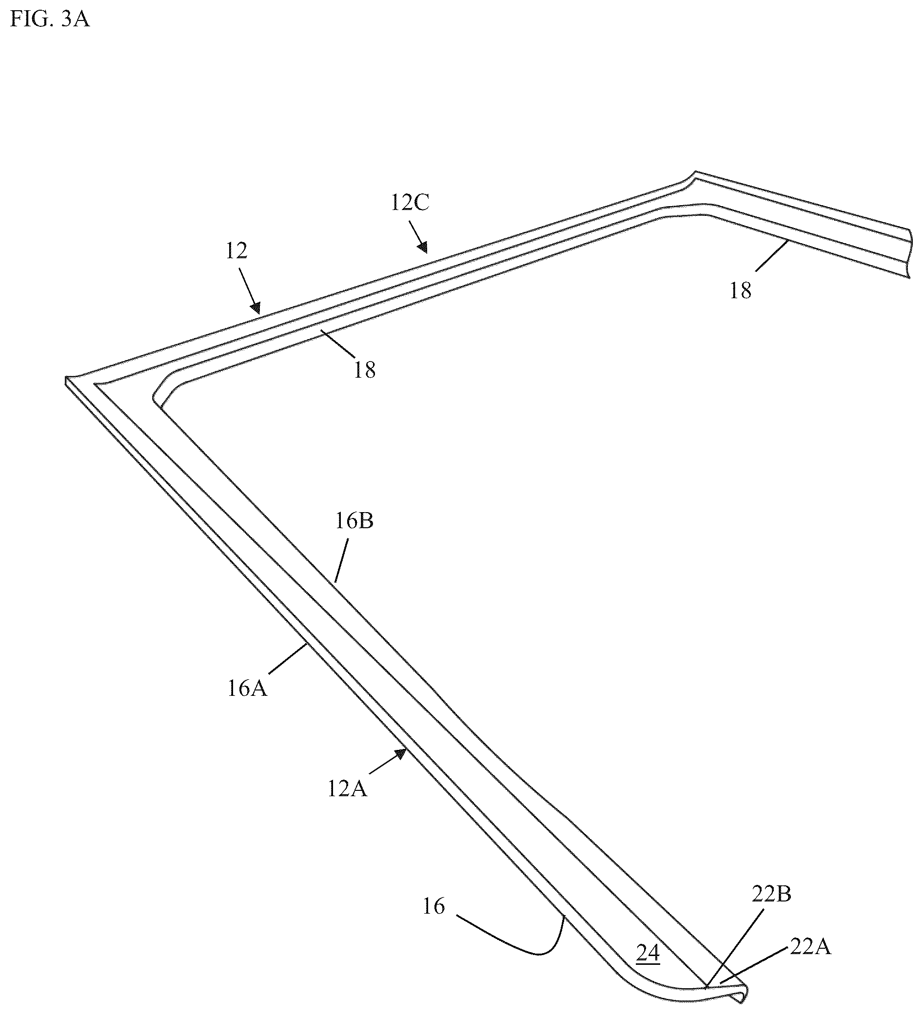 Patent US12479172 Figure 3 – Truck cap and method of making a truck cap using a closed-cavity bag molding process