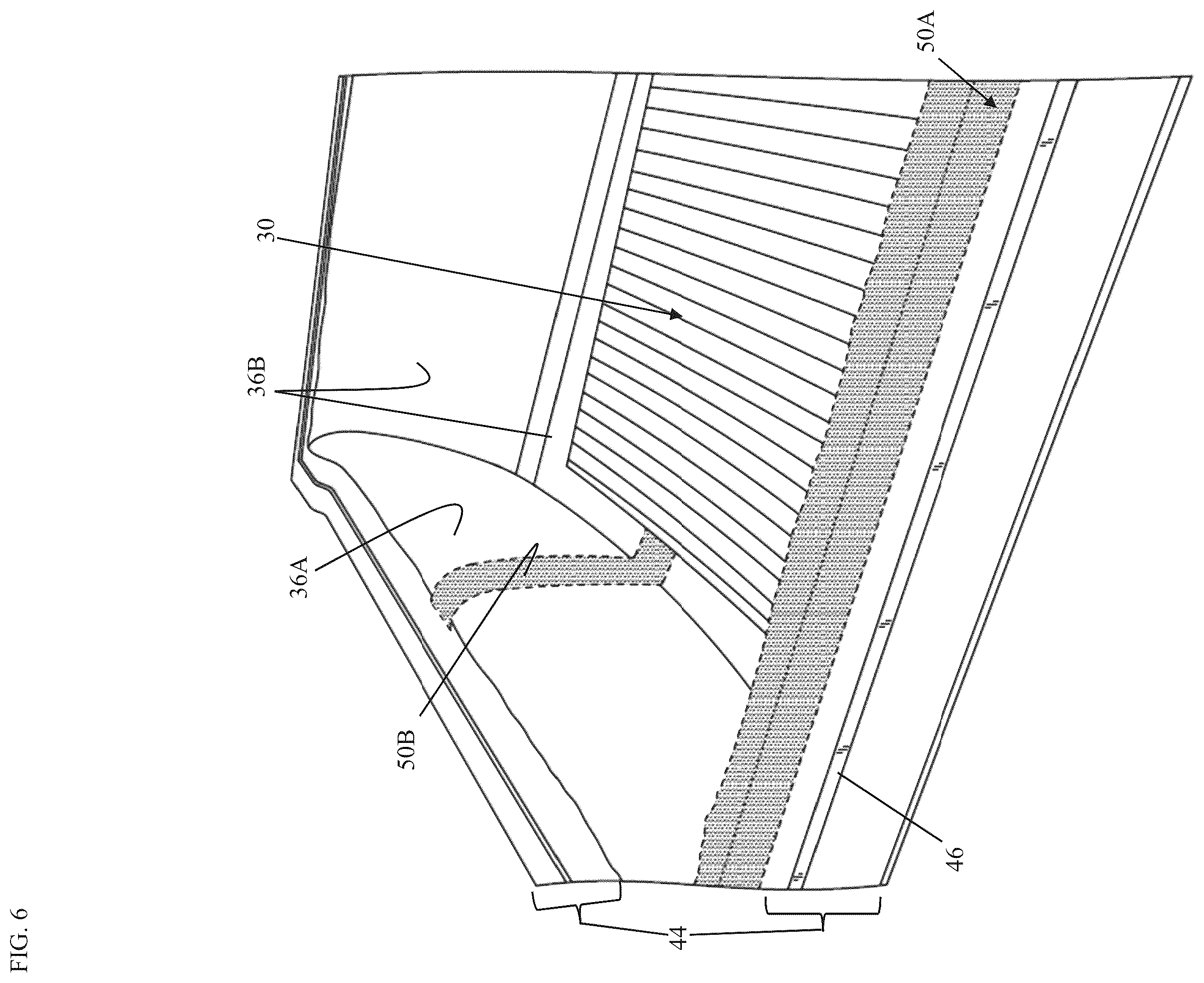 Patent US12479172 Figure 7 – Truck cap and method of making a truck cap using a closed-cavity bag molding process