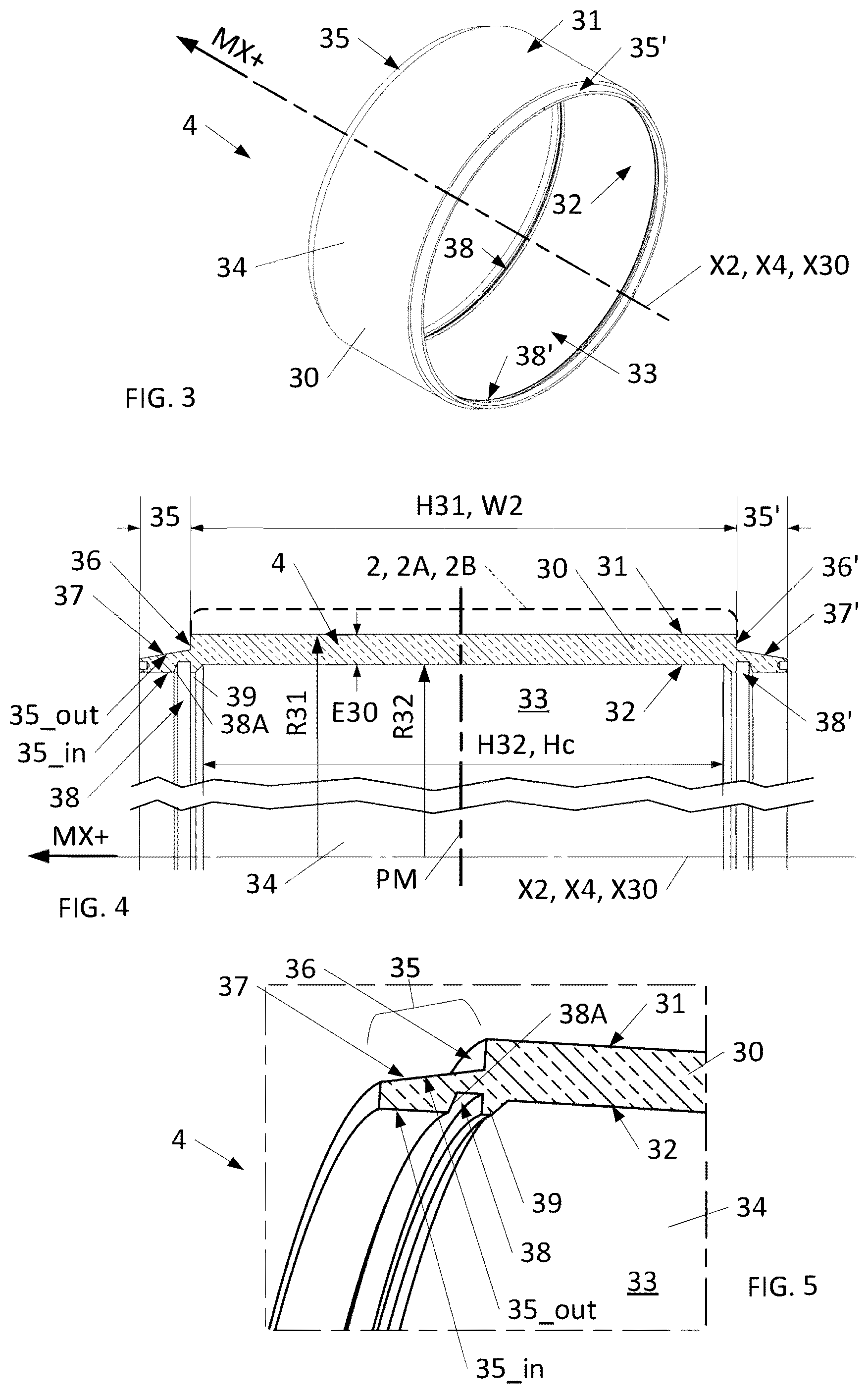Patent US12479177 Figure 3 – Facility and method for manufacturing an annular tire on a lightweight monolithic core