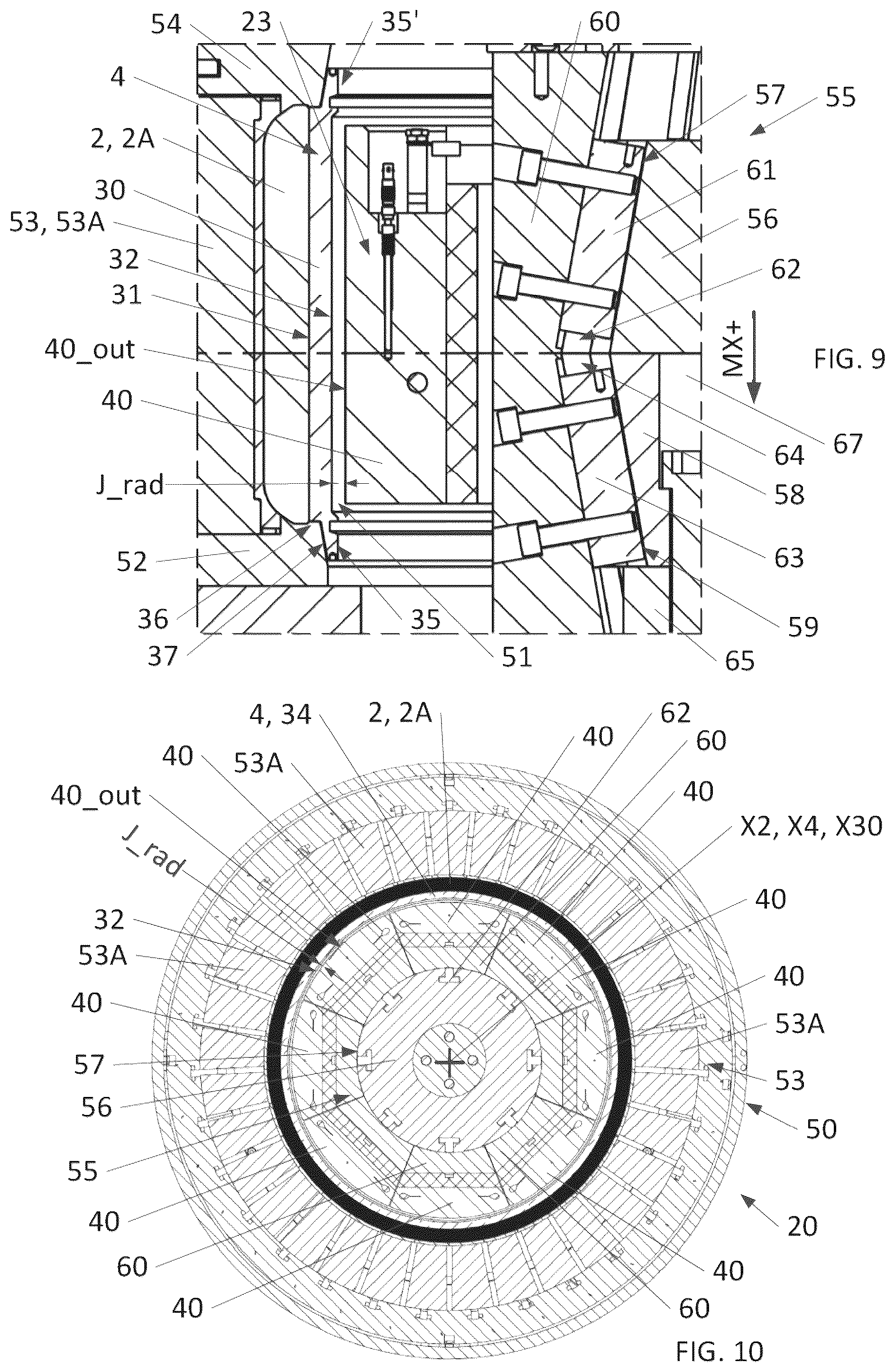 Patent US12479177 Figure 6 – Facility and method for manufacturing an annular tire on a lightweight monolithic core