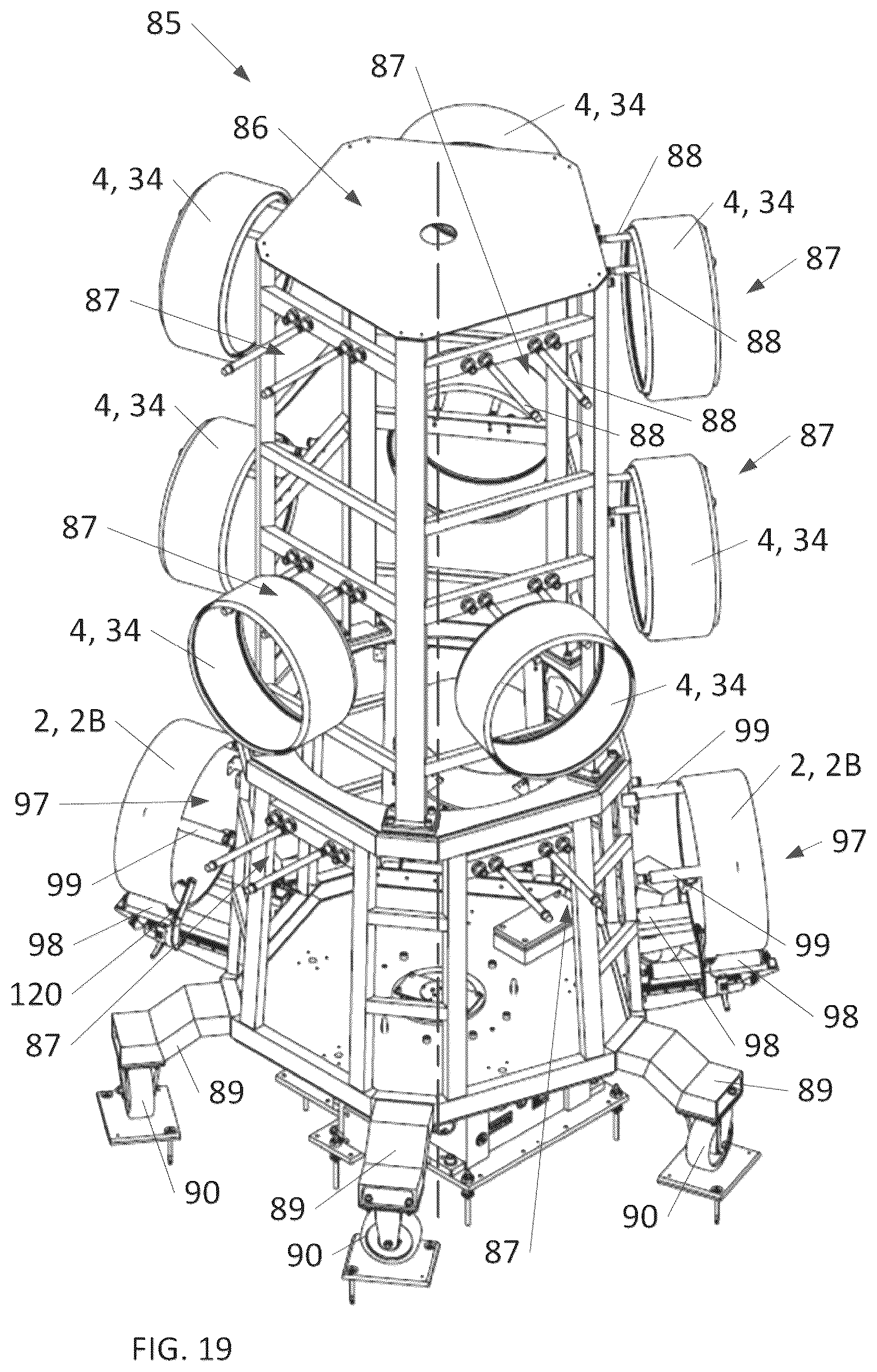 Patent US12479177 Figure 11 – Facility and method for manufacturing an annular tire on a lightweight monolithic core