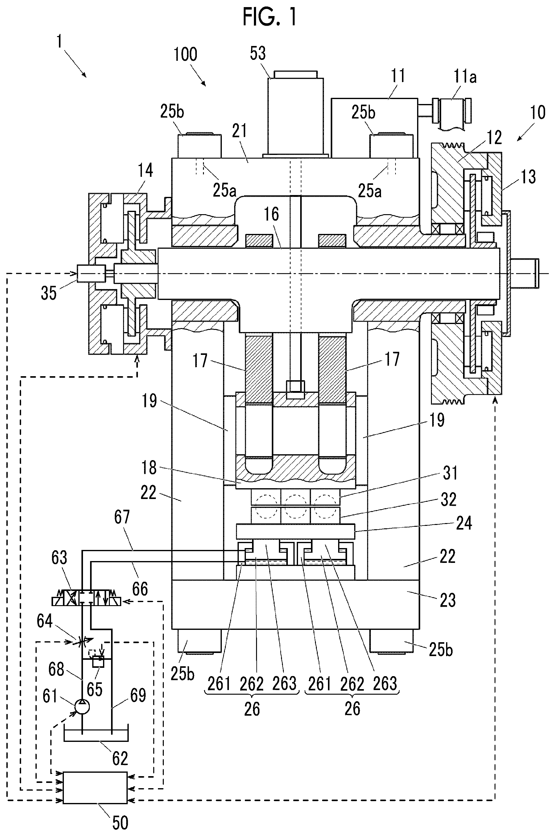 Patent US12479180 Figure 1 – Press device